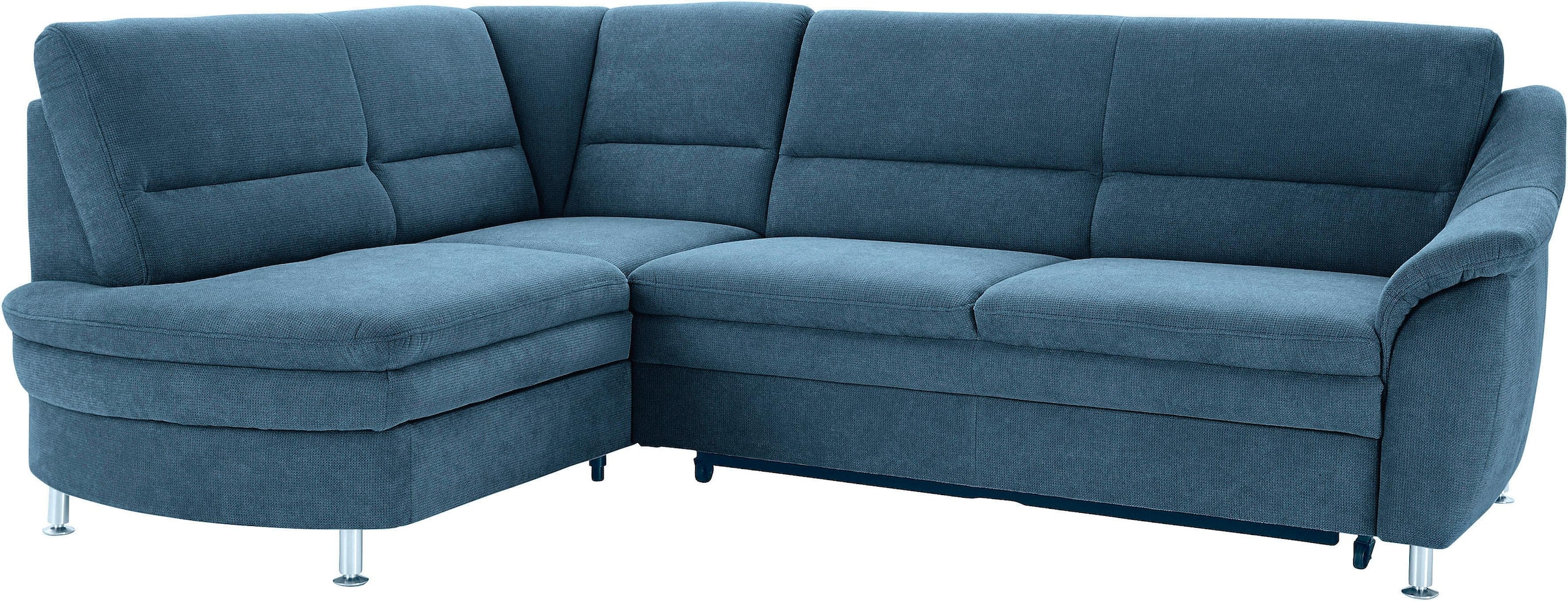 sit&more Ecksofa "Cardoso L-Form" mit Federkern, wahlweise mit Schlaffunktion und Schubkasten