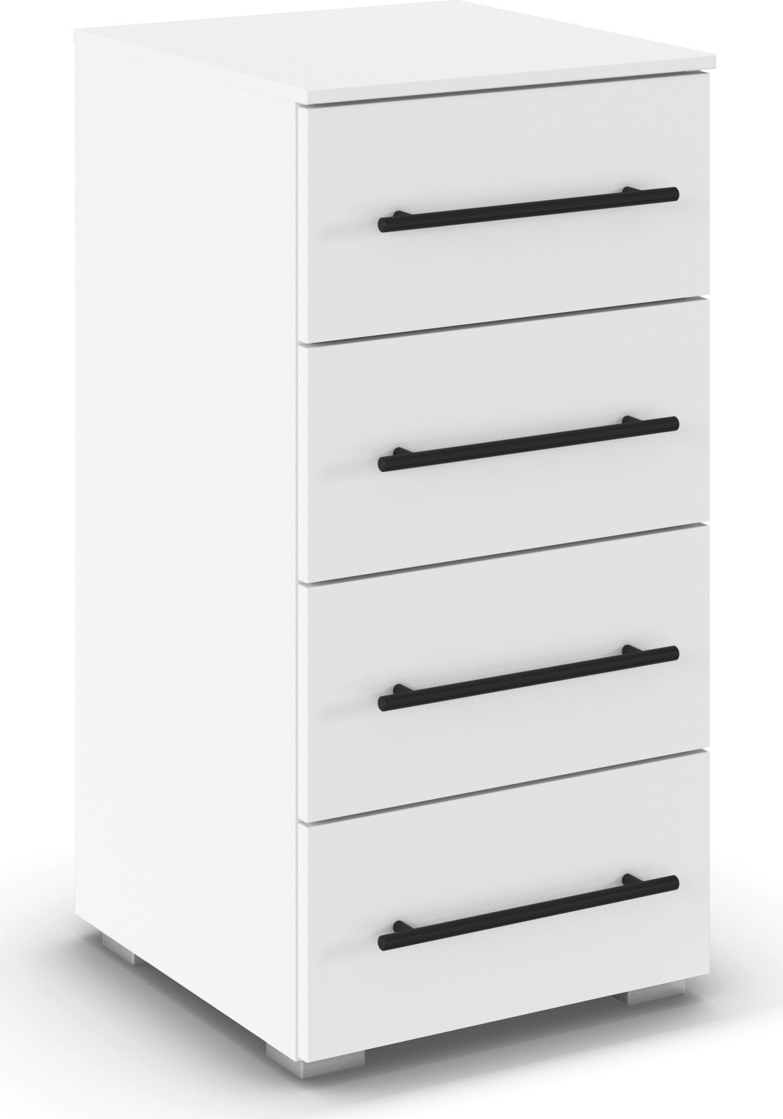 OTTO home Schubkastenkommode "Kommode Sideboard Schubladenkommode Schlafzimmerkommode AVOLA" Breite 40 cm inkl. SOFT-CLOSE-FUNKTION mit Dekorfront, Beimöbel 80 cm breit, 4 Schubladen mit viel Stauraum, MADE IN GERMANY