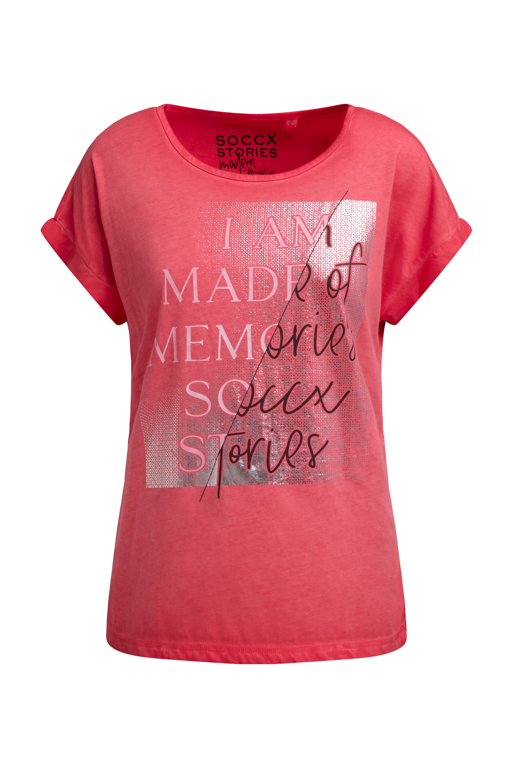 SOCCX Rundhalsshirt aus Baumwolle