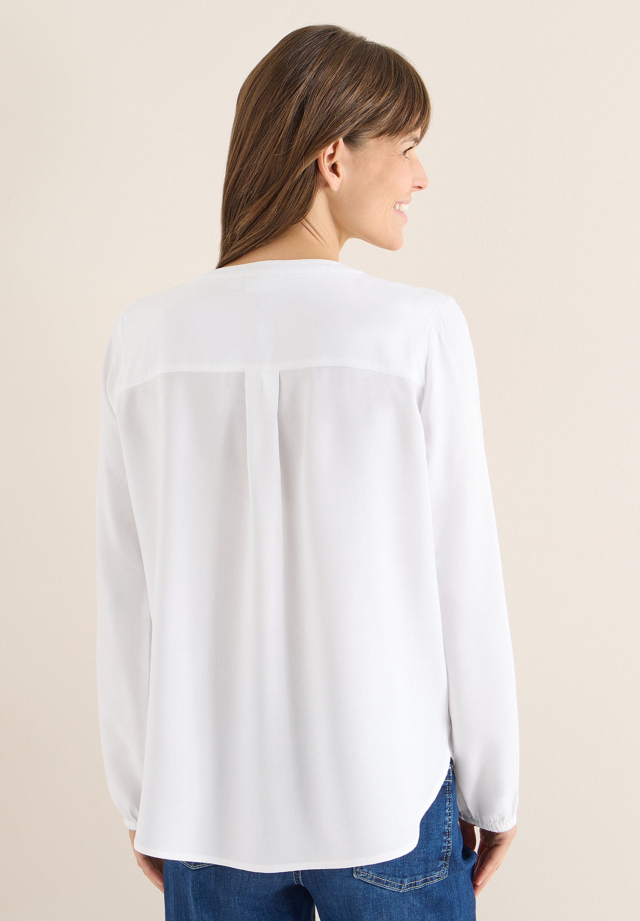 Cecil Langarmbluse aus softer Viskose günstig online kaufen
