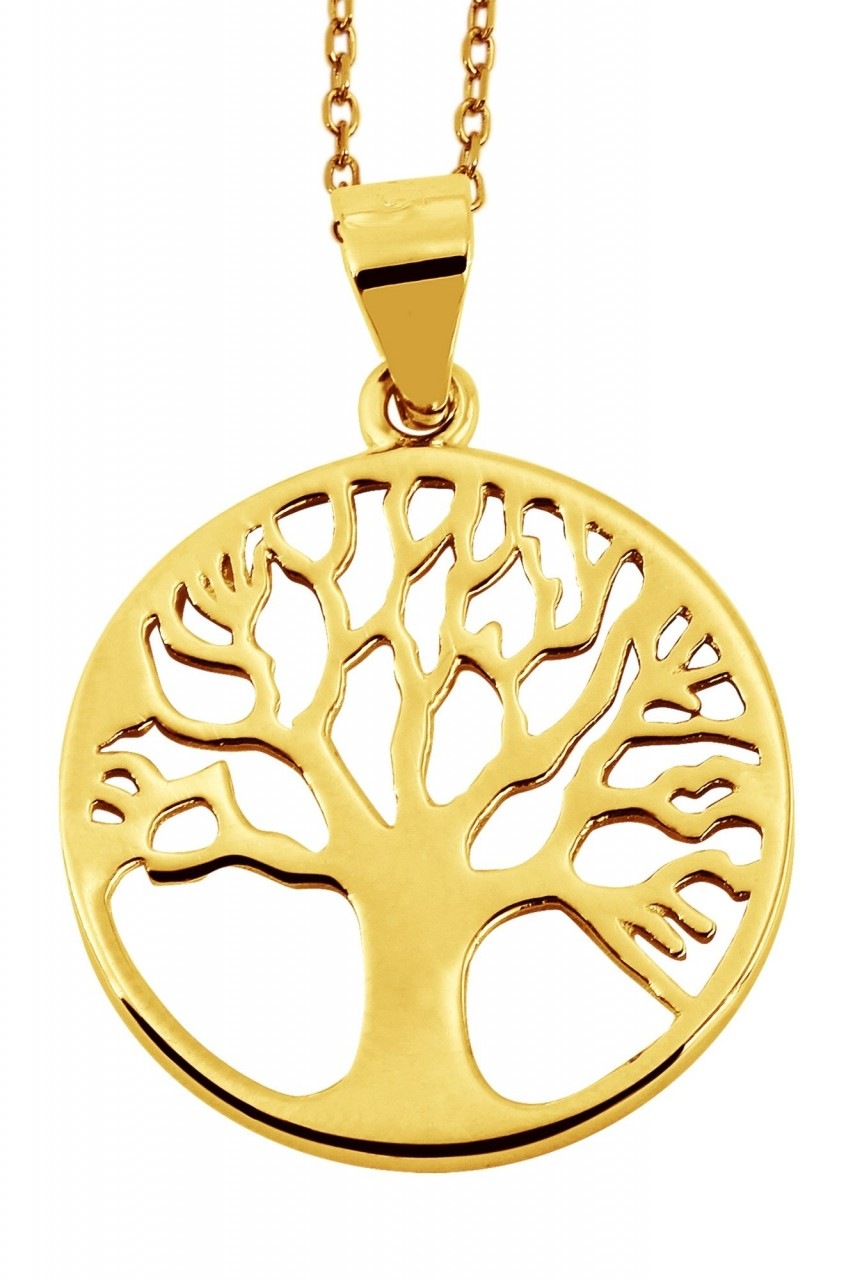Adelia's Sterling Silver Pendant Gold