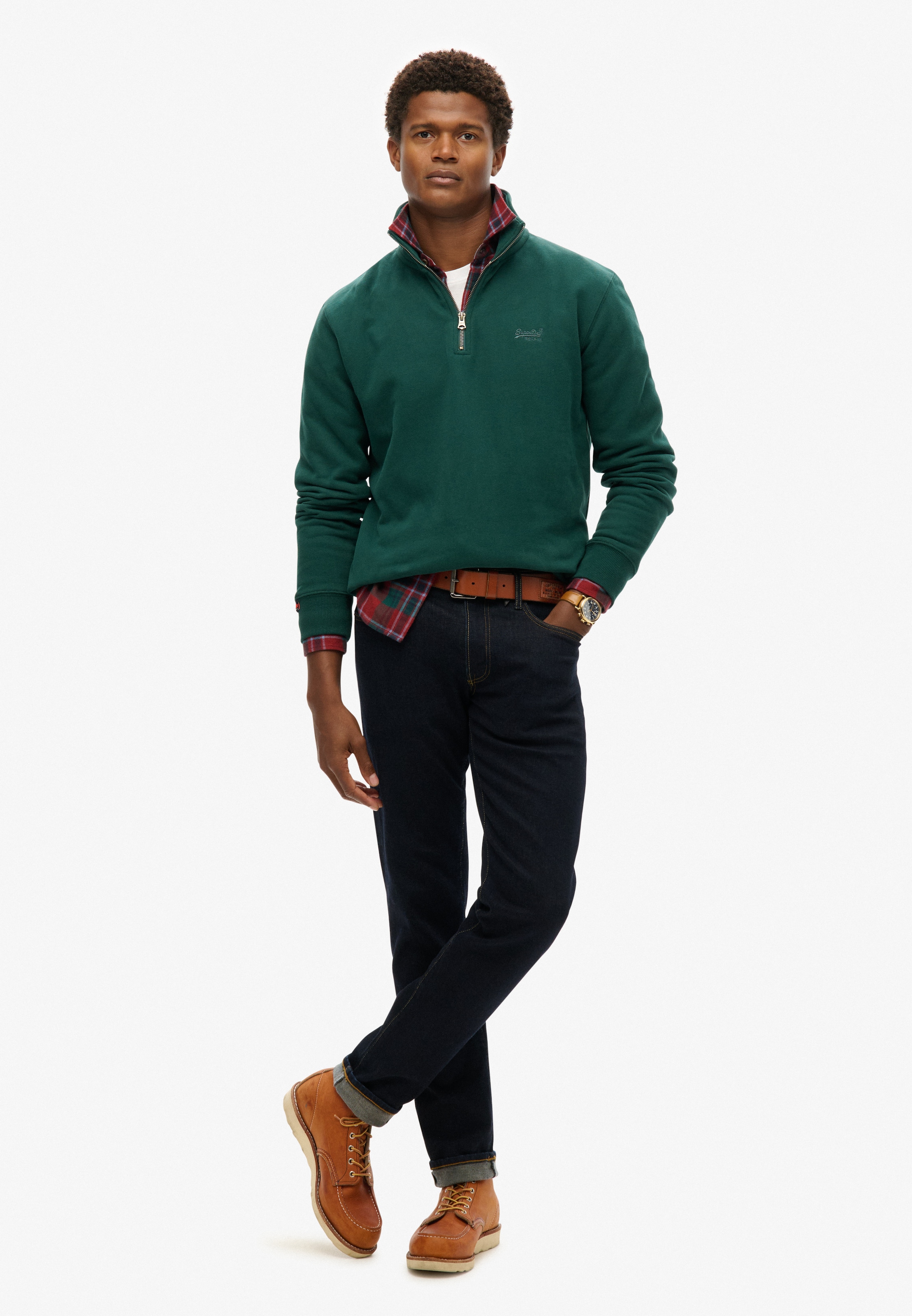 Superdry Sweatshirt »ESSENTIAL LOGO HENLEY«