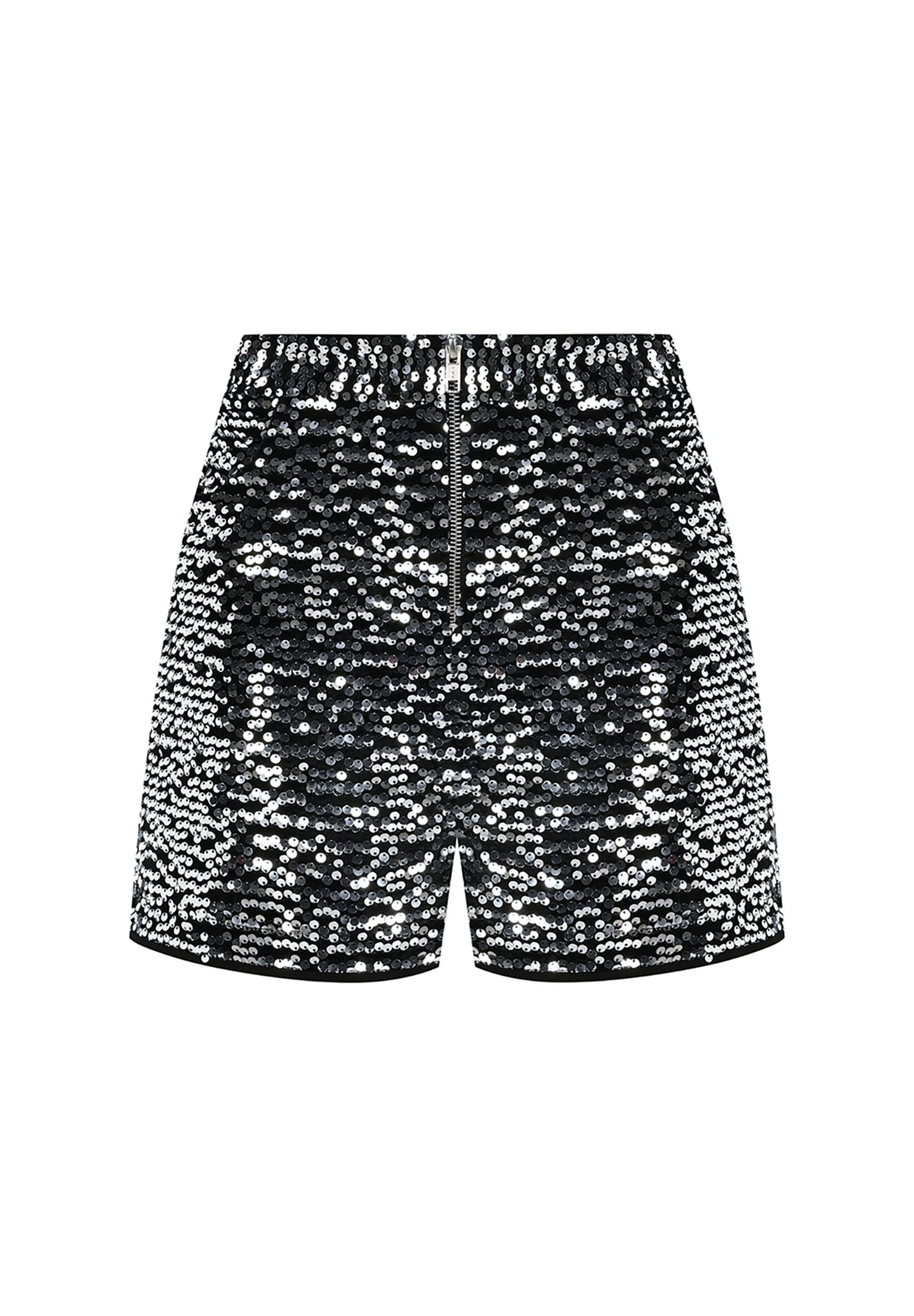 freshlions Shorts »Yara«, mit glitzerndem Paillettenbesatz