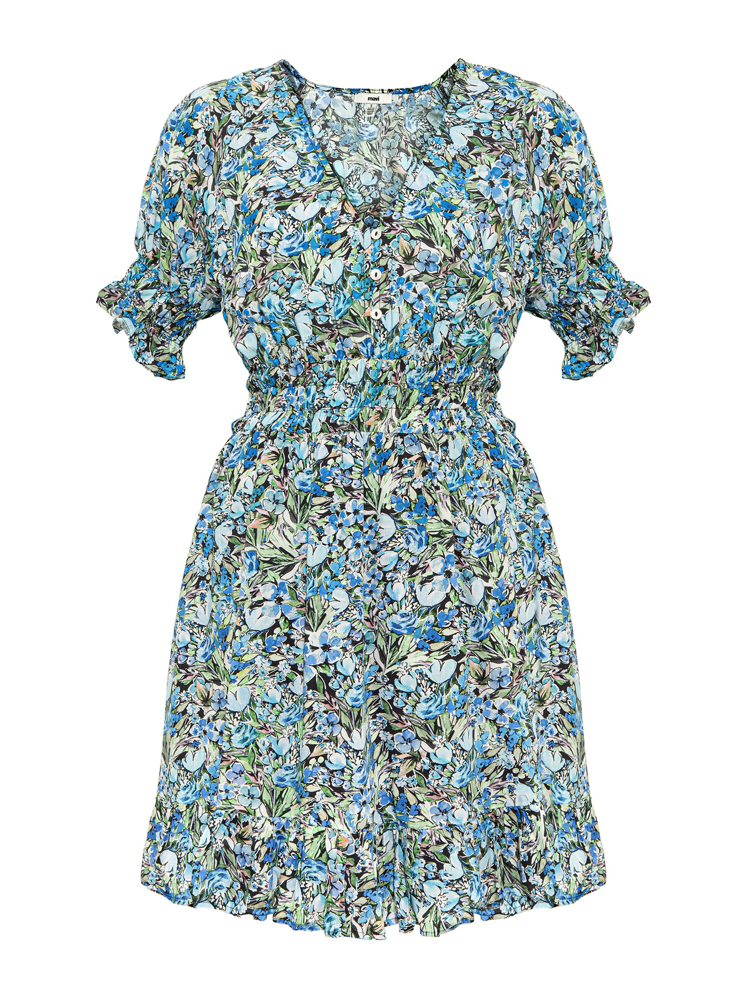 Mavi Minikleid »SHORT SLEEVE WOVEN DRESS«, Kleid kurz