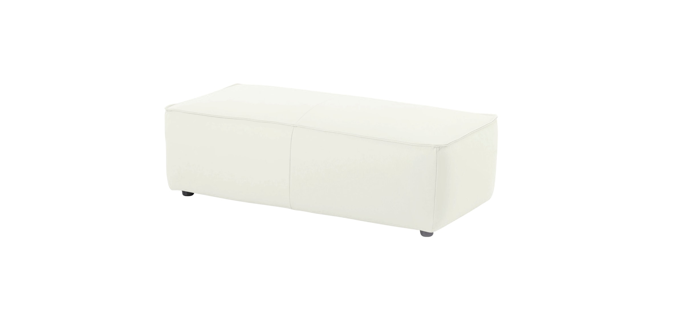W.SCHILLIG Ecksofa »around-the-block«, (Spar-Set), inklusive Hocker, mit eleganter Biese, mit Federkern