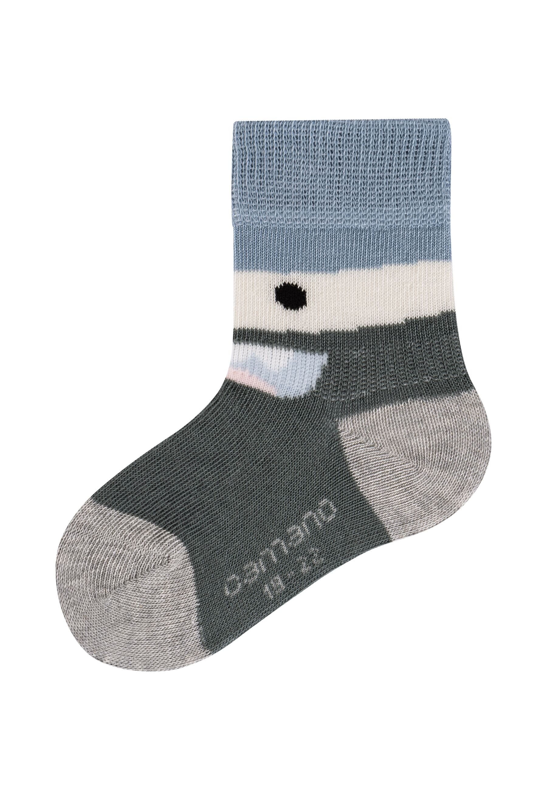 Camano Socken »Babysocken ca-soft 8er Pack«, 8er Pack Aus OCS zertifizierter Baumwolle, Ohne einengenden Gummibund