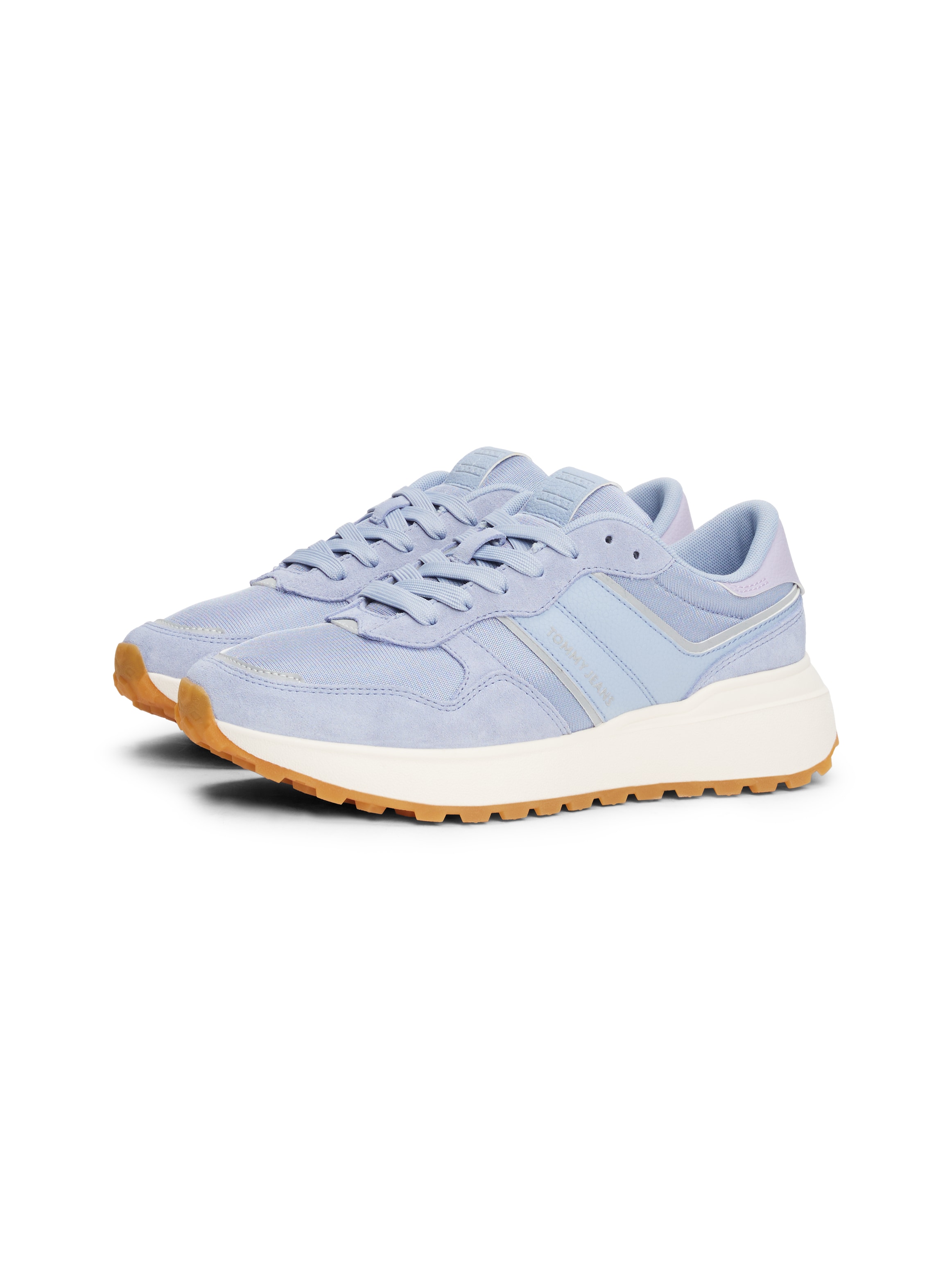 Tommy Jeans Keilsneaker "TJW CLEATED RUNNER", Freizeitschuh, Schnürschuh, H günstig online kaufen