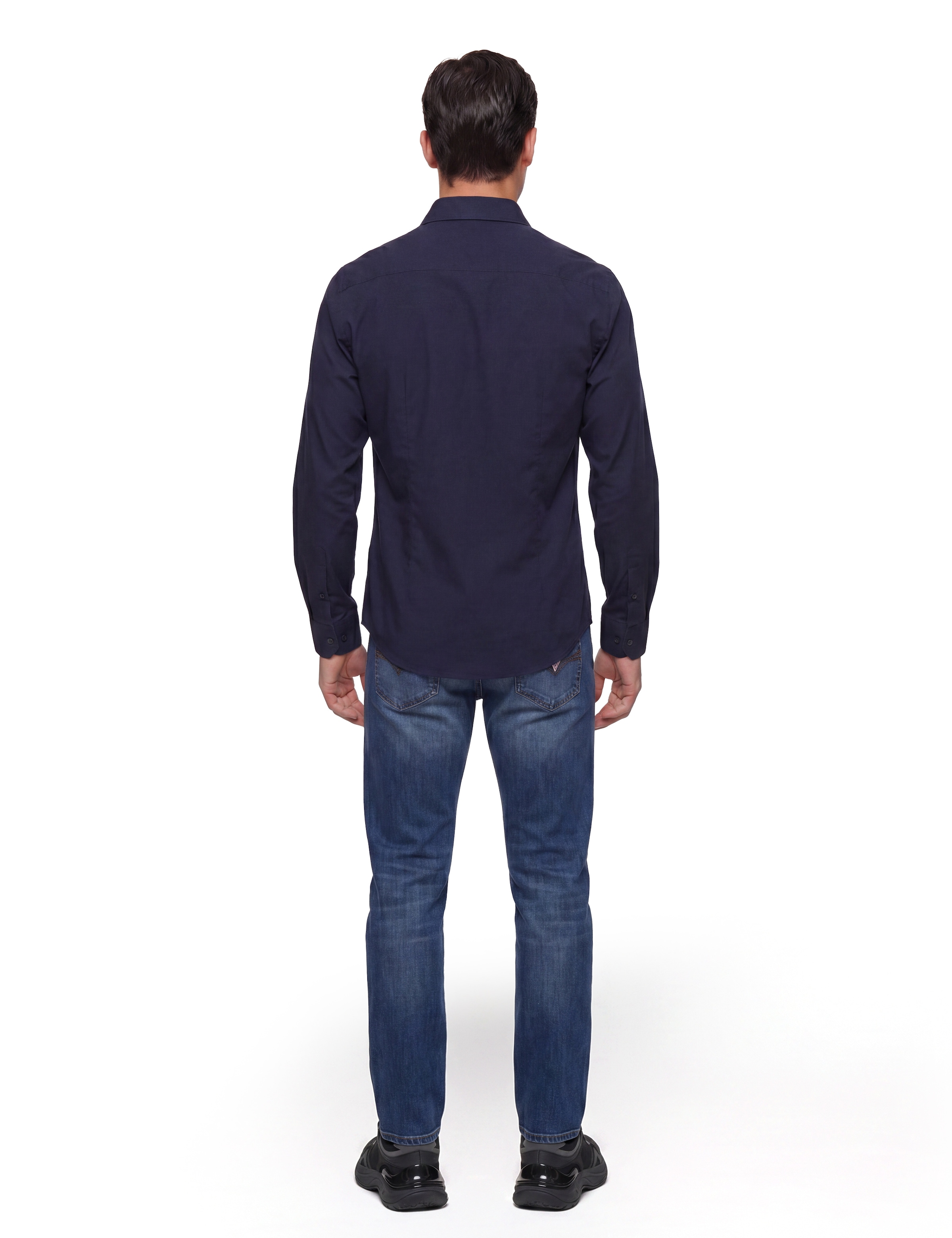 Guess Langarmhemd »SUNSET« Kentkragen, Slim Fit, Baumwoll-Mix