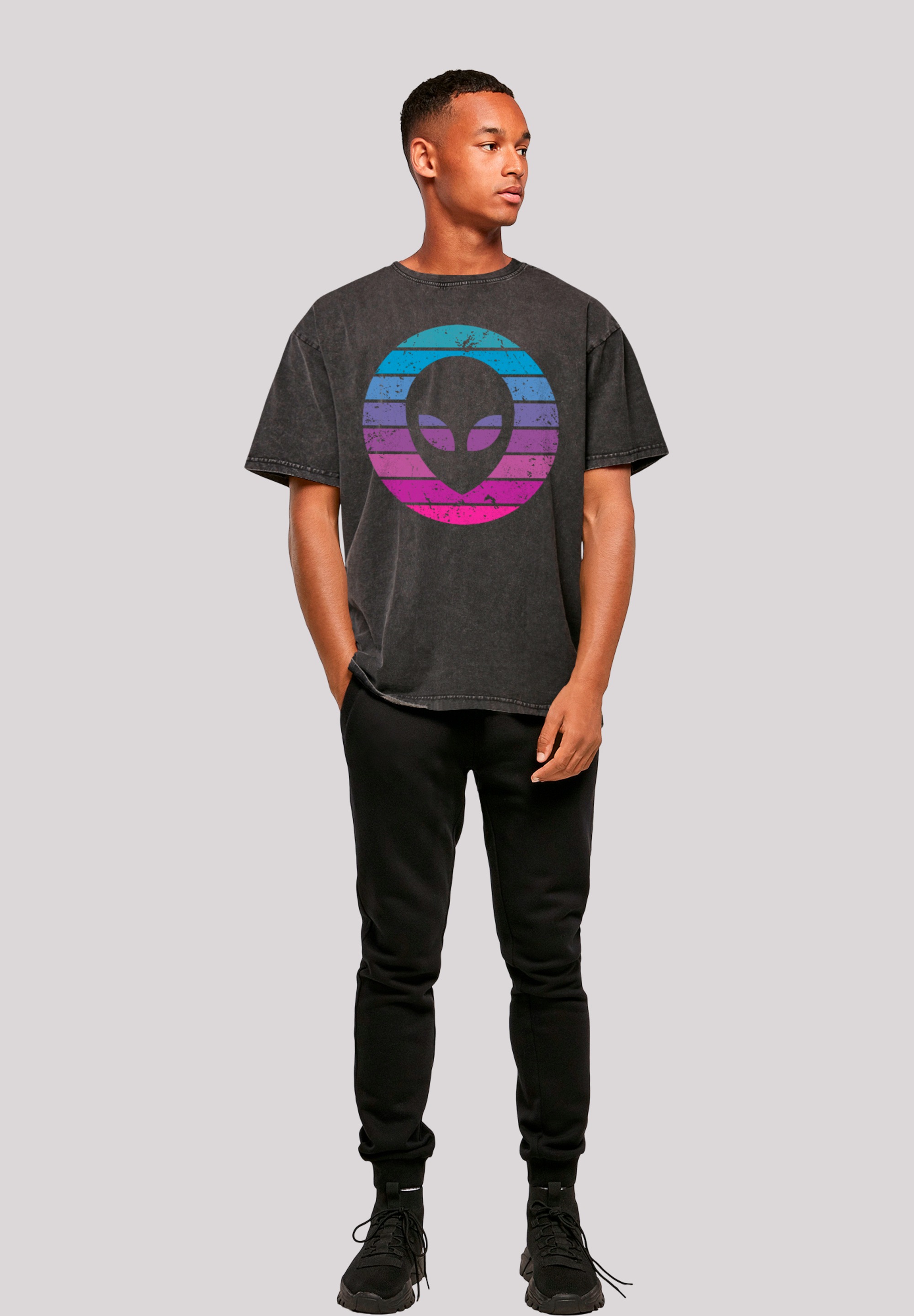 F4NT4STIC T-Shirt »Alien Kopf«, Premium Qualität
