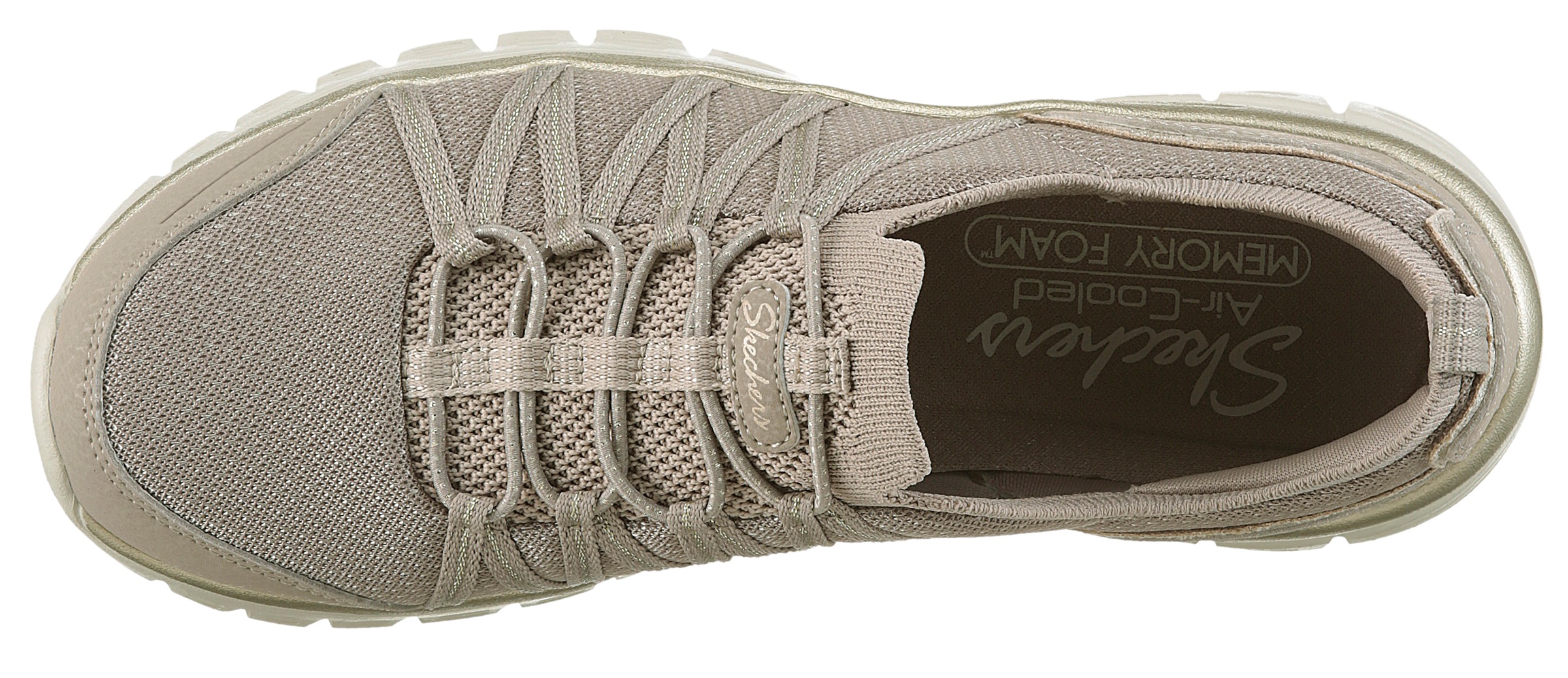 Skechers Slip-On Sneaker »GRACEFUL-PURECRUSH«, Freizeitschuh mit elastischem Einstieg