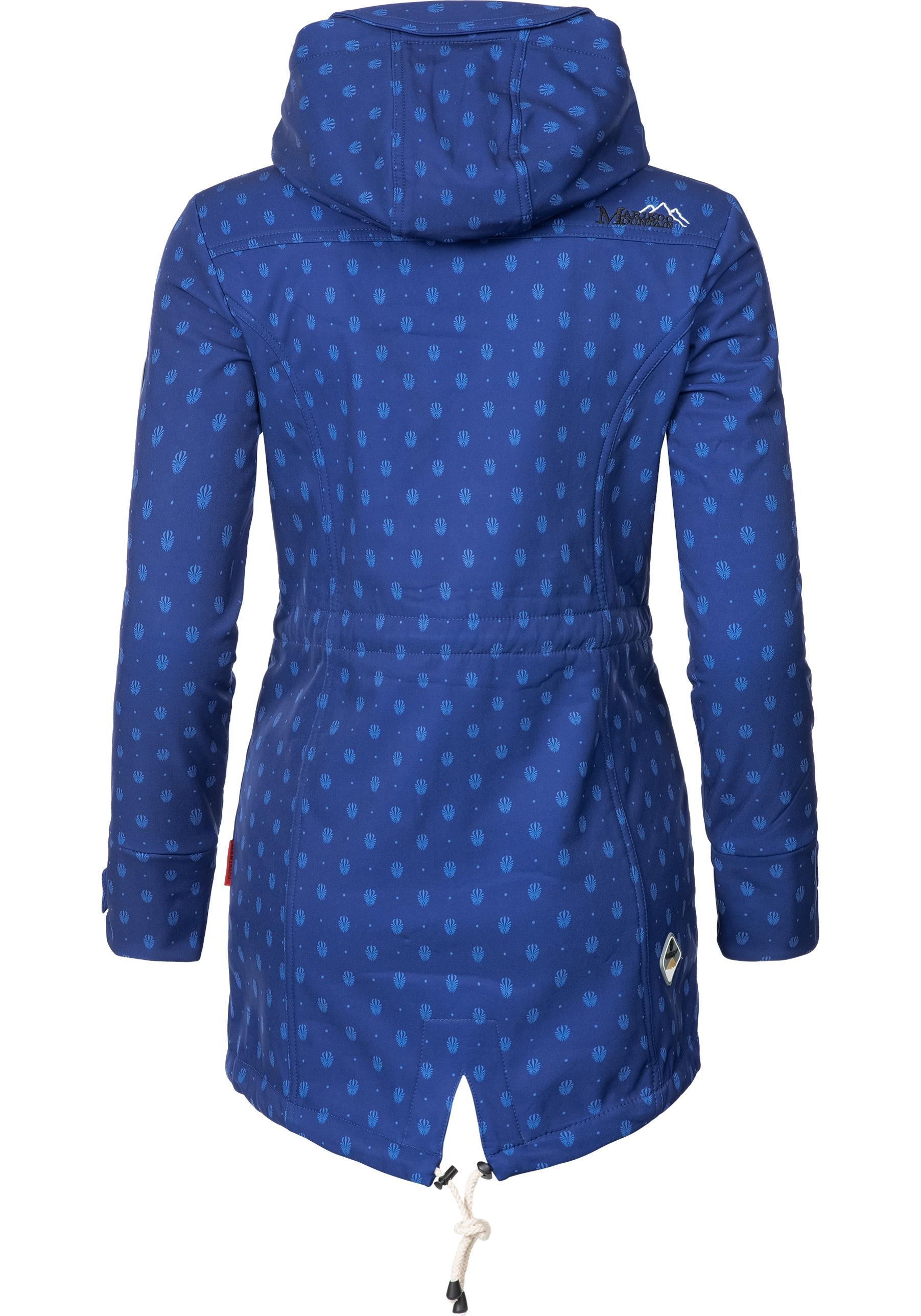 Marikoo Funktionsmantel »Zimtzicke«, Wasserdichter Softshell Parka mit Kapuze