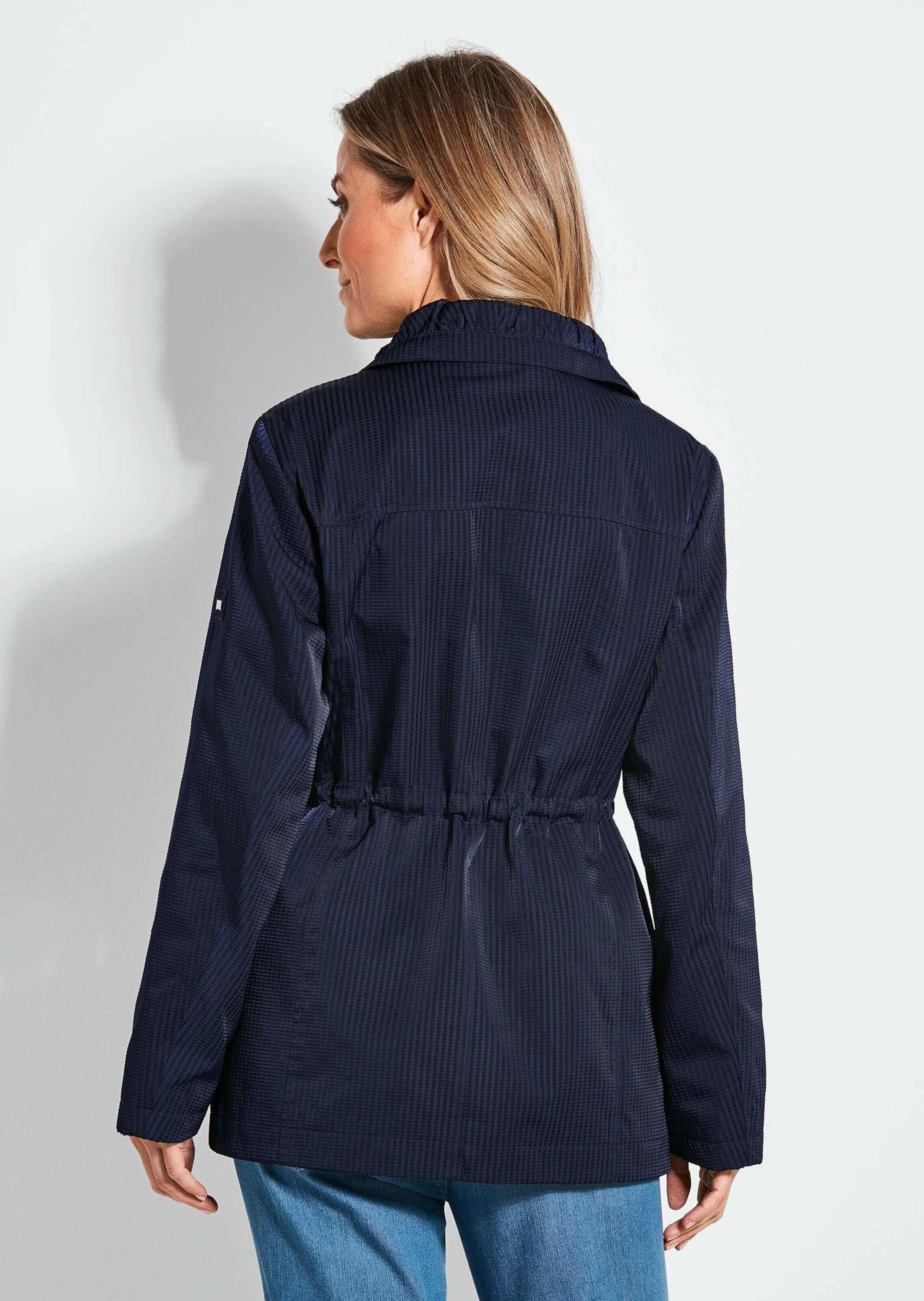 GOLDNER Blouson »Jacke Longjacke aus fein strukturierter Ware«