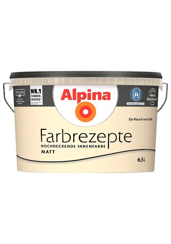 Alpina Wand- ir Deckenfarbe »Farbrezepte Ein ...