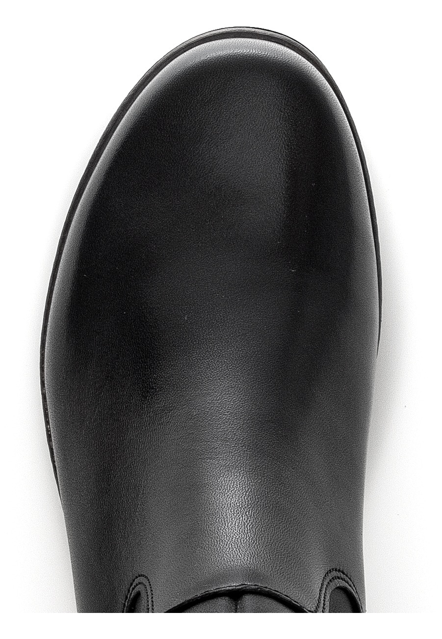 Gabor Stiefel  , Blockabsatz, Langschaftstiefel mit dezenten Ziernähten