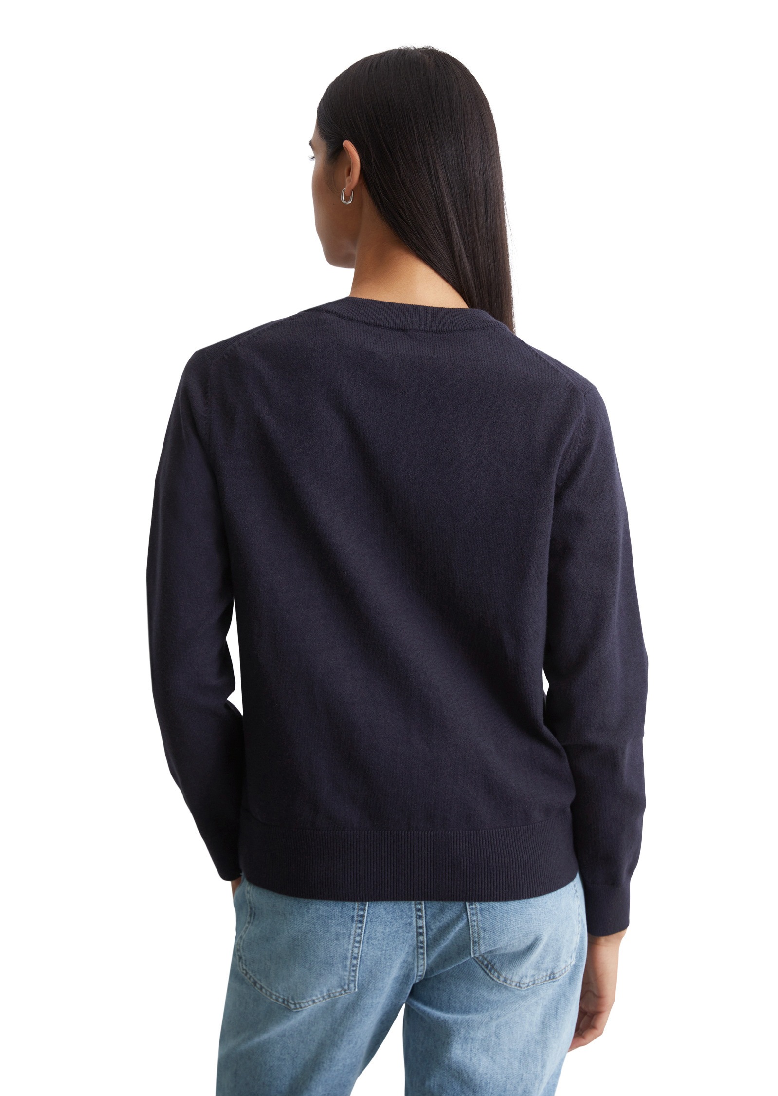 Marc OPolo DENIM Strickpullover "aus Soft Cotton Stretch" günstig online kaufen