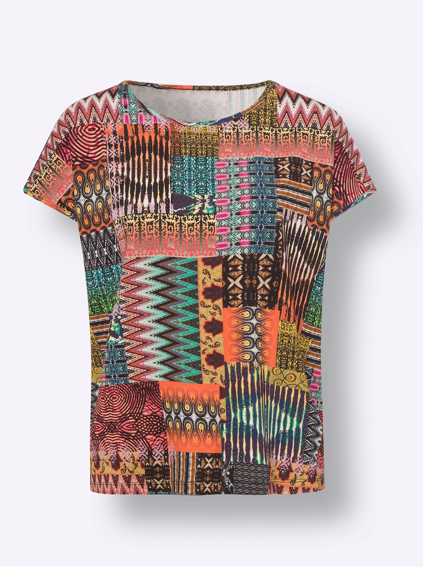 heine Kurzarmshirt »Druck-Shirt«, (1 tlg.)