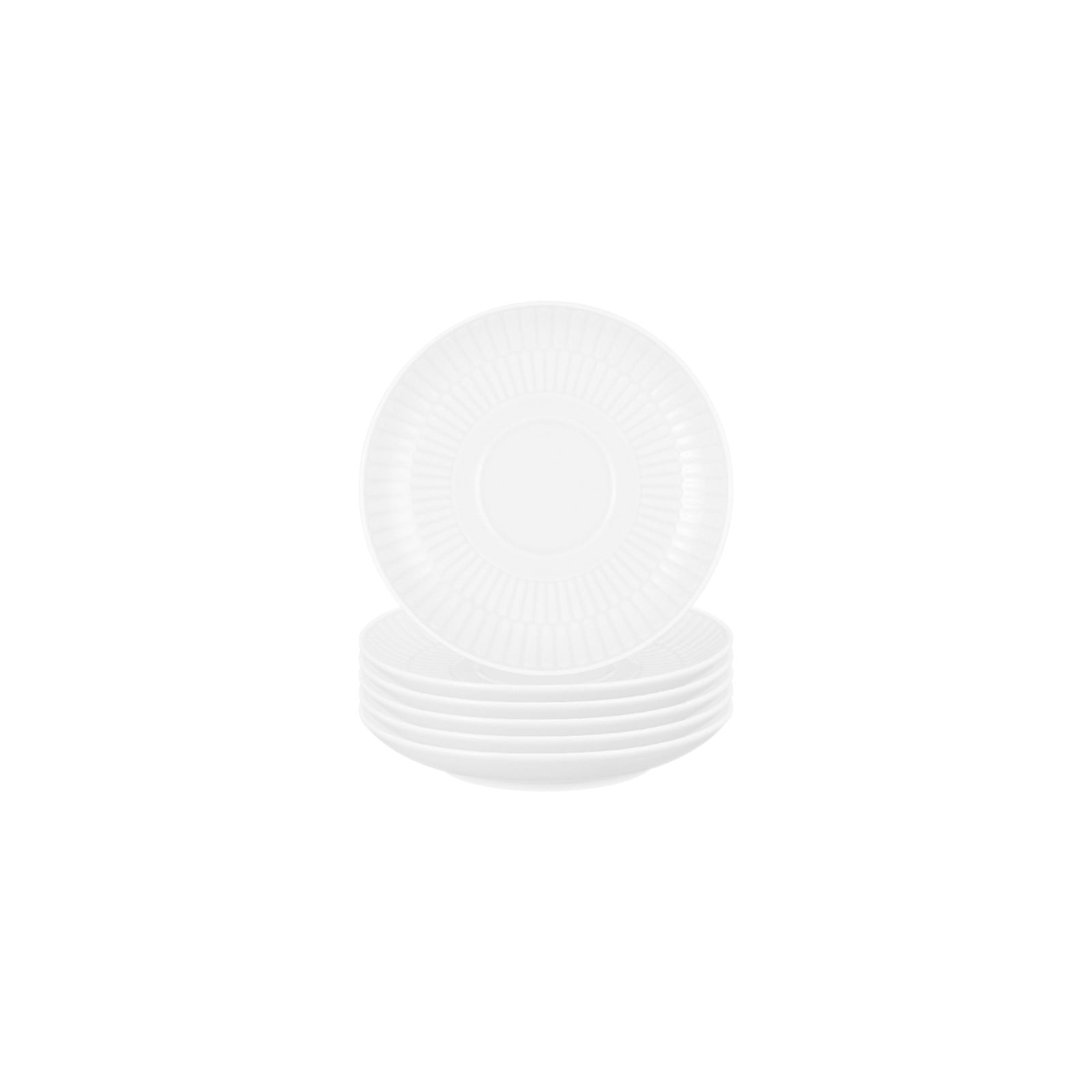 SELTMANN WEIDEN Untertasse "Kombi-Untertassen Amina ø 12 cm 6er Set", L:11,9cm, weiß, Speiseteller
