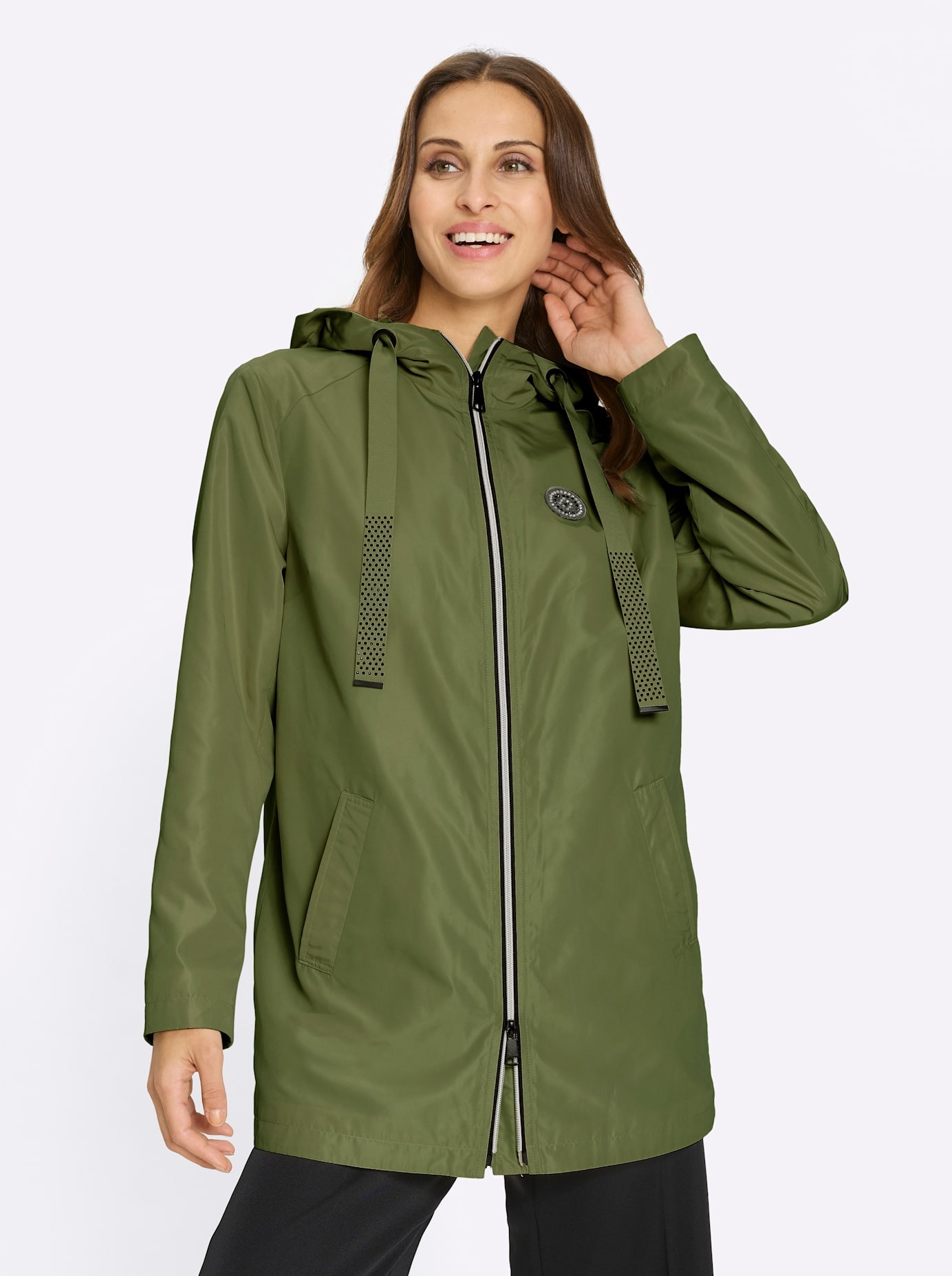 Inspirationen Outdoorjacke mit Kapuze