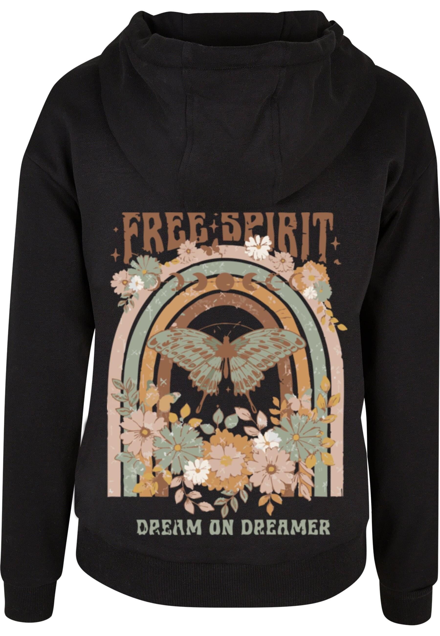 CLOUD 5IVE Kapuzenpullover »CLOUD 5IVE Ladies 77 Free Spirit Black Everyday Hoodie«, (1 tlg.)