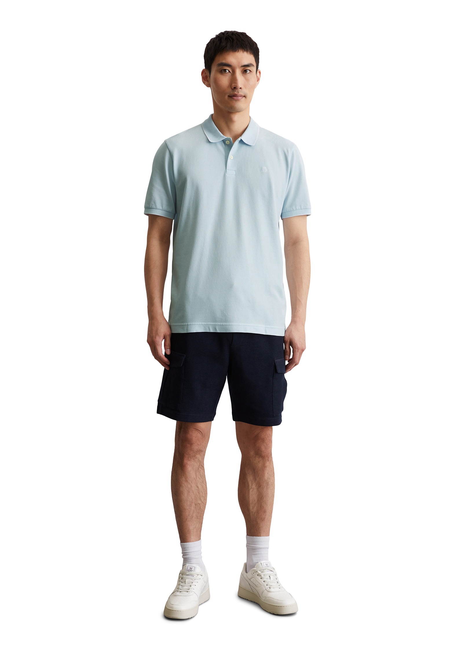 Marc O'Polo Poloshirt »aus Bio-Baumwoll-Mix«