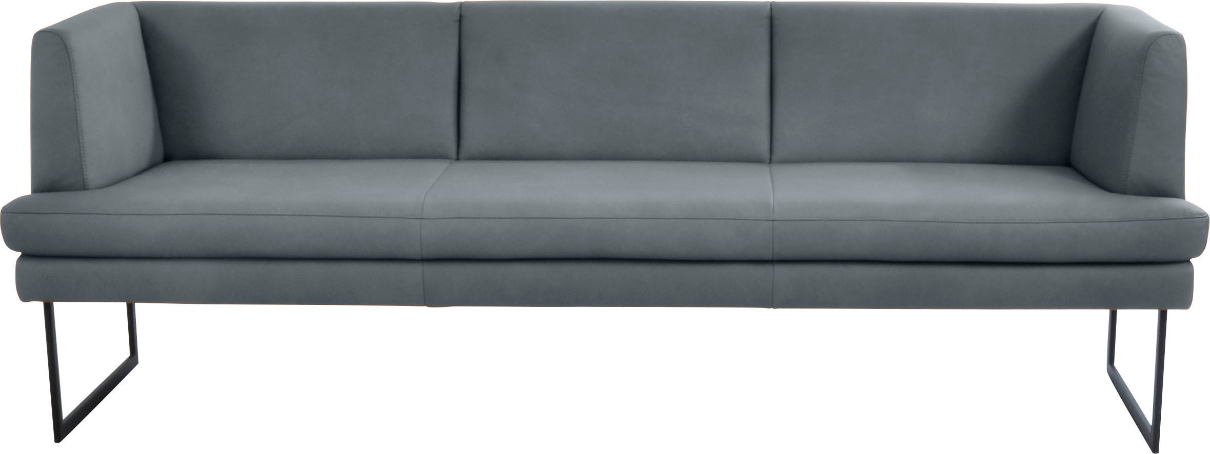 K+W Komfort & Wohnen "Cube" Hammerkissenoptik, 2 Breiten, Metallkufe schwarz