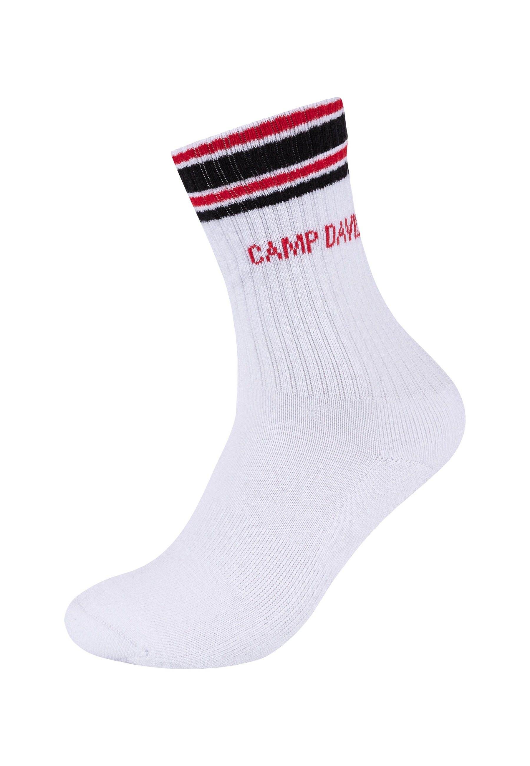 Thumbnail - CAMP DAVID Socken "Tennissocken Short 4er Pack" 4er Pack Gekämmte Baumwolle für angenehmen Tragekomfort, Gepolsterte Soh...