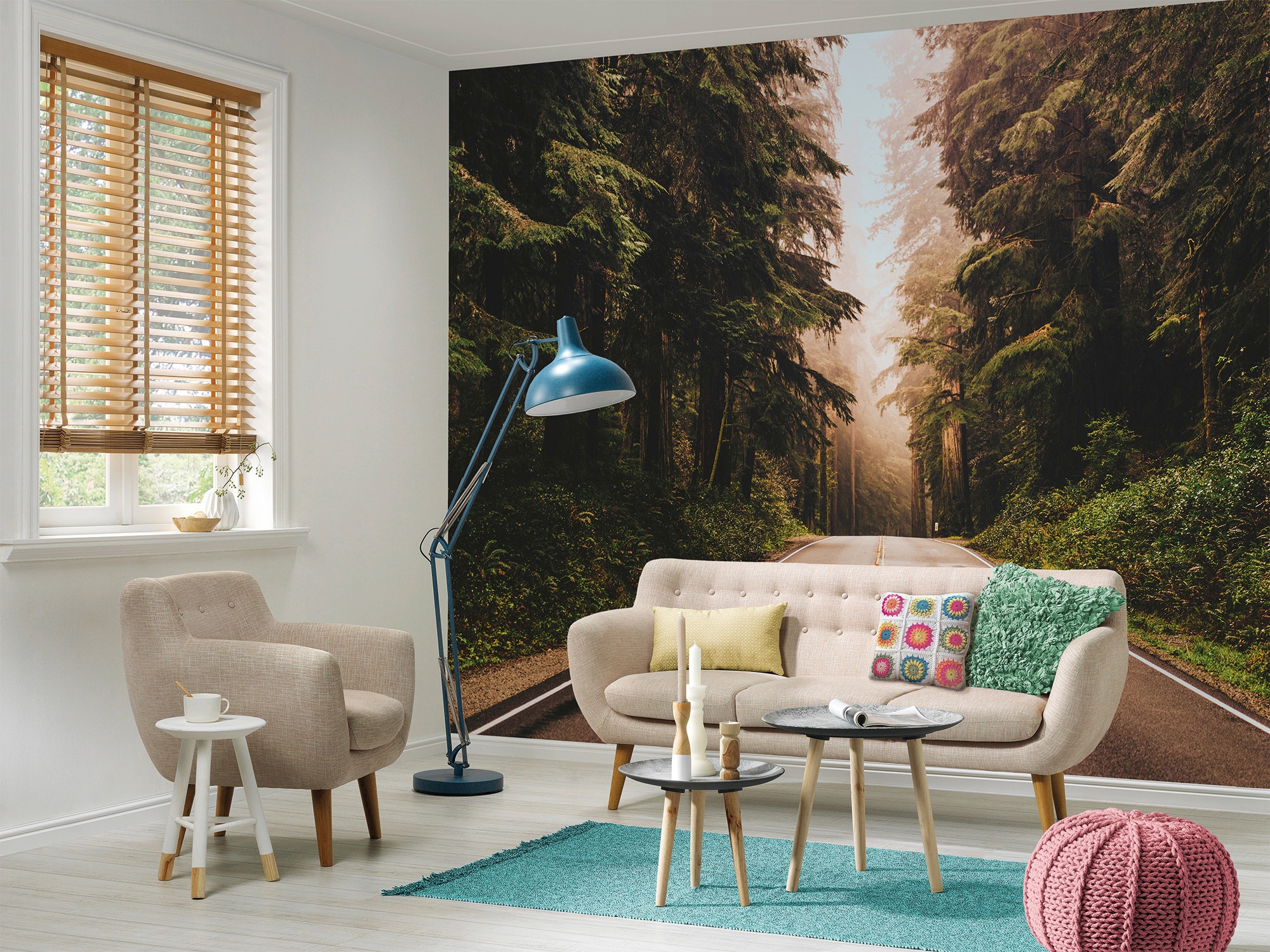 living walls Fototapete »Designwalls Road Trip«, Vlies, Wand, Schräge, Decke