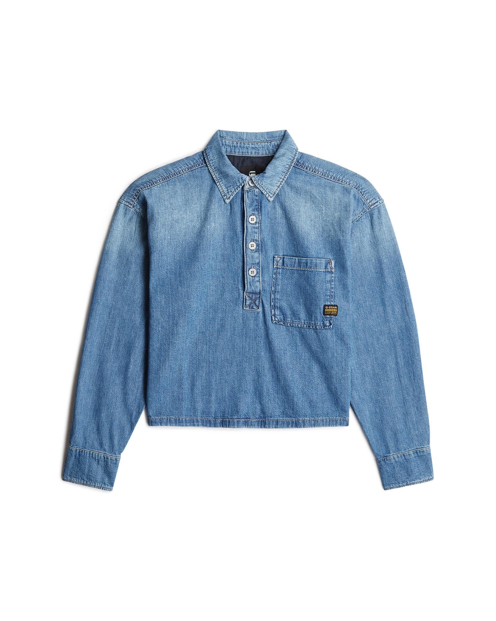 G-STAR Langarmshirt »Boxy Day Hemd«