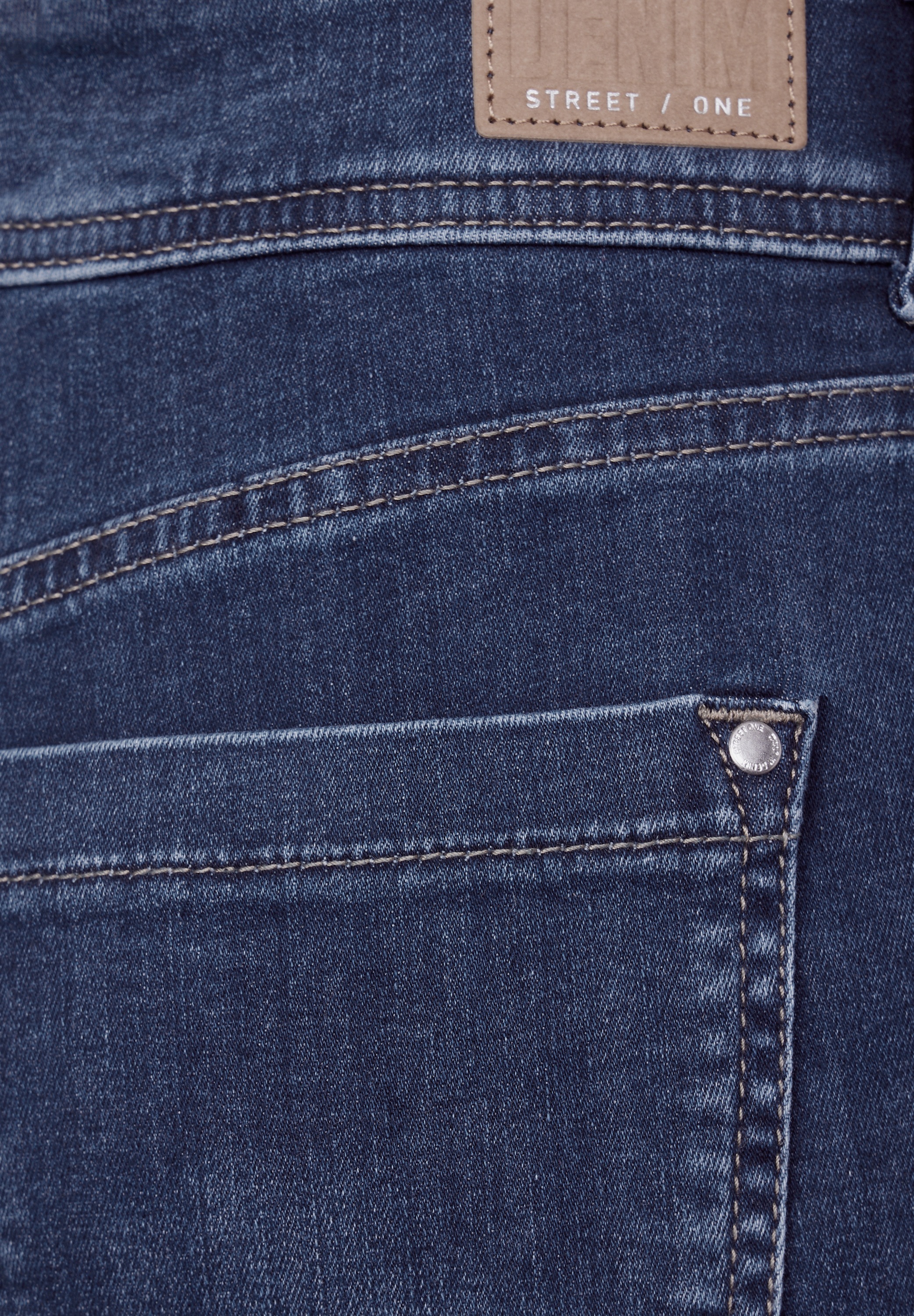 STREET ONE Slim-fit-Jeans, High Waist