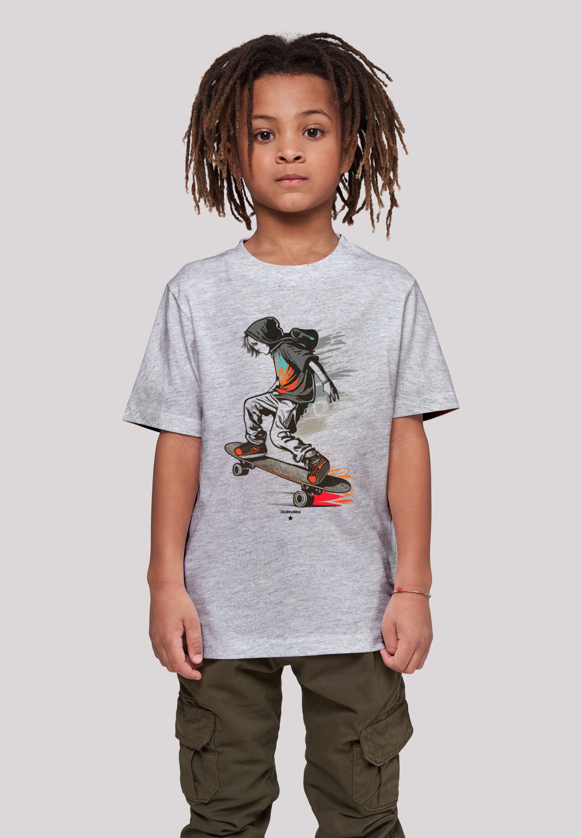 F4NT4STIC Marškinėliai »Skateboarder« Print
