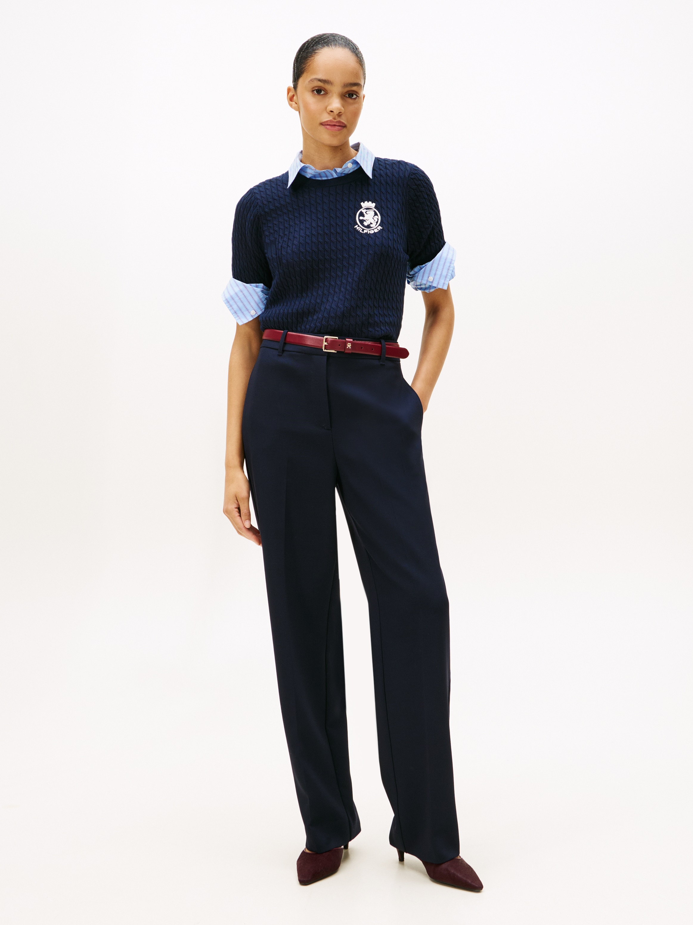 Tommy Hilfiger Anzughose »PUNTO SLIM STRAIGHT PANT«