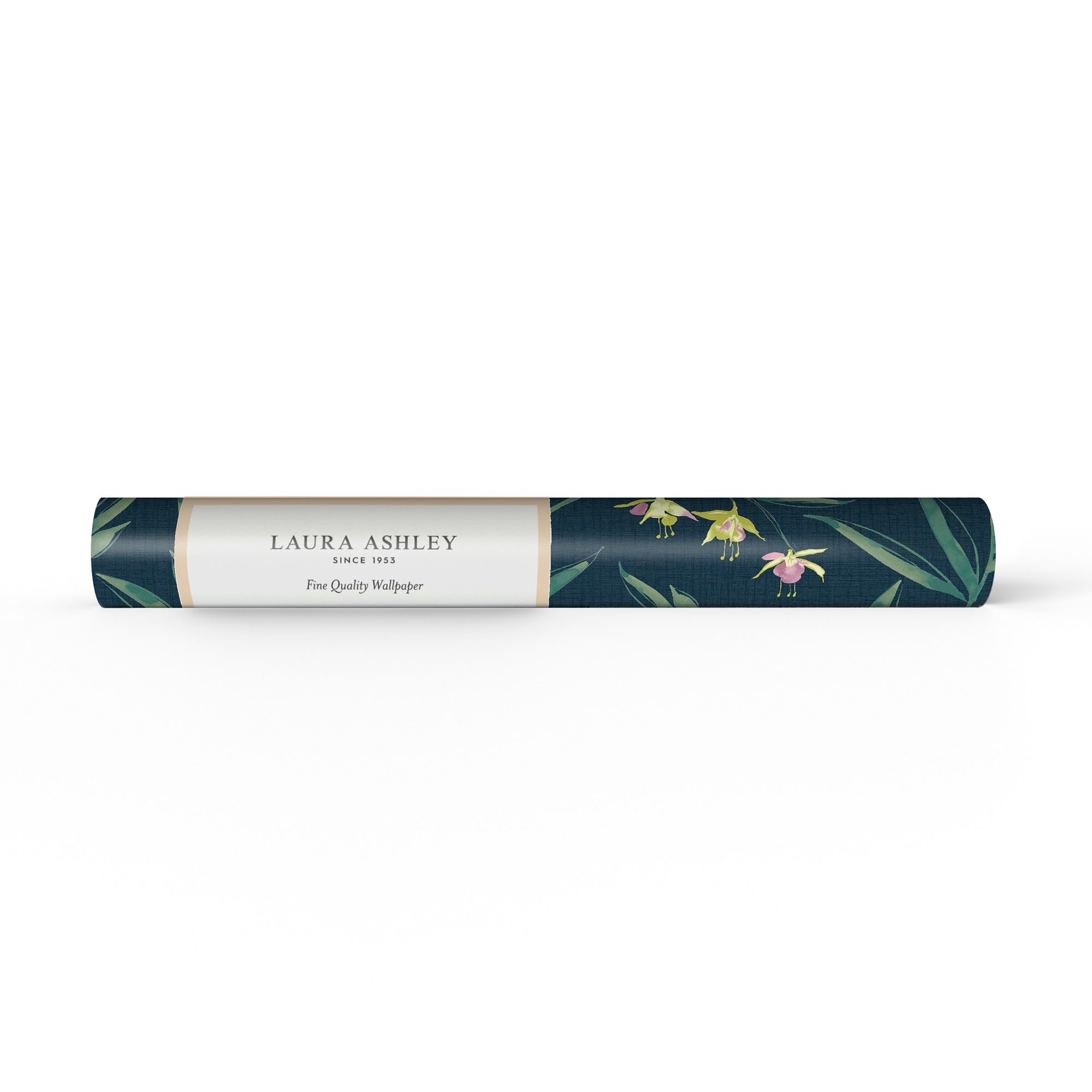 LAURA ASHLEY Vliestapete »Fulwell Fuchsia Midnight Seaspray«, geblümt, 10mx52cm (ca. 5m2)