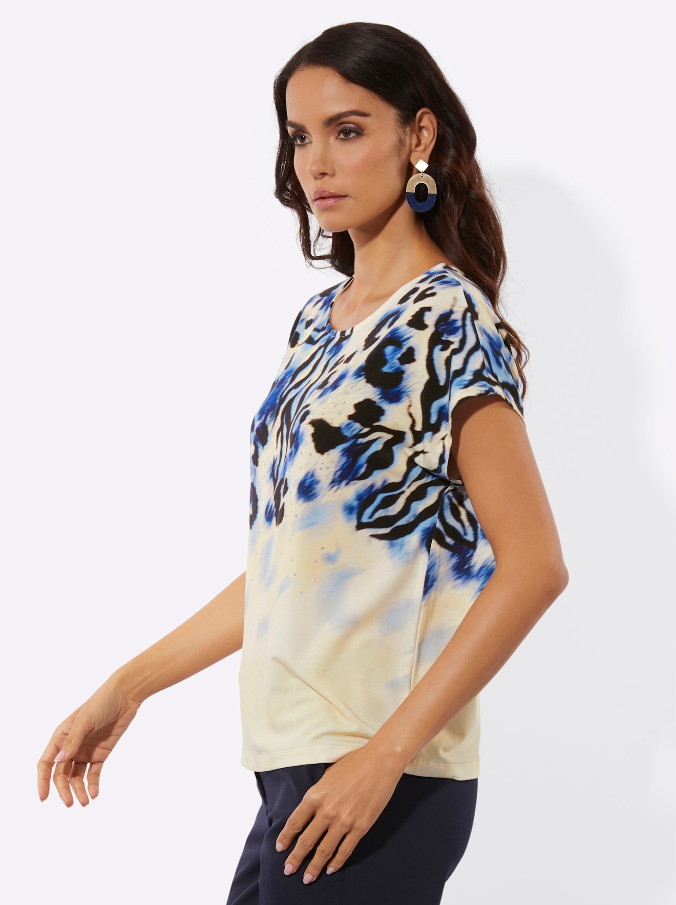 creation L Print-Shirt »Lyocell-Shirt« 1 tlg.