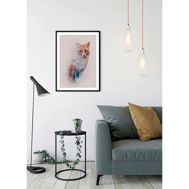 Komar Poster »Animals Forest Fox«, Tiere, (1 St.), Kinderzimmer,  Schlafzimmer, Wohnzimmer | BAUR