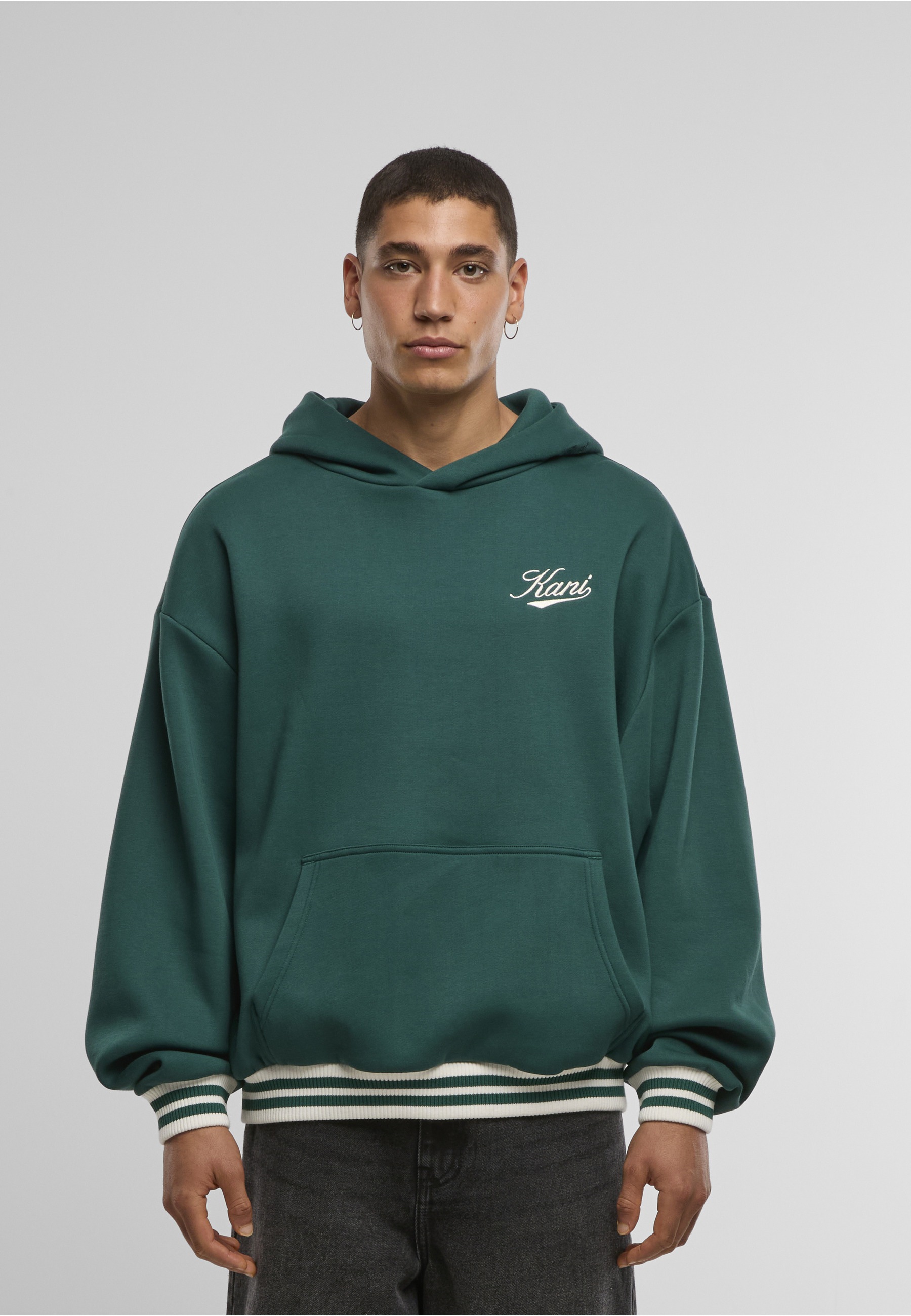 Karl Kani Rundhalspullover »Karl Kani Cursive Varsity Oversized Hoodie« 1
