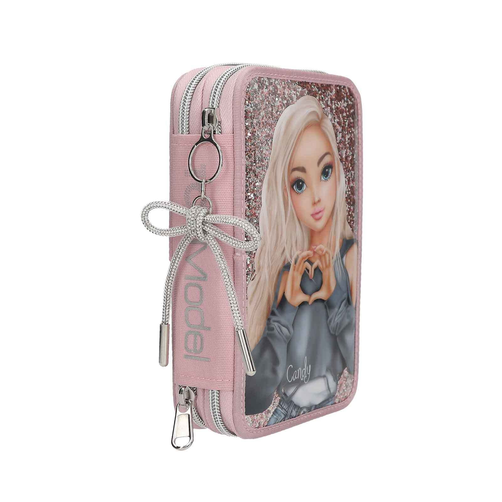 Depesche Buntstift »2-Fach Federtasche MY BFF TOPModel 5 x 12,5 x 20 cm altrosa«