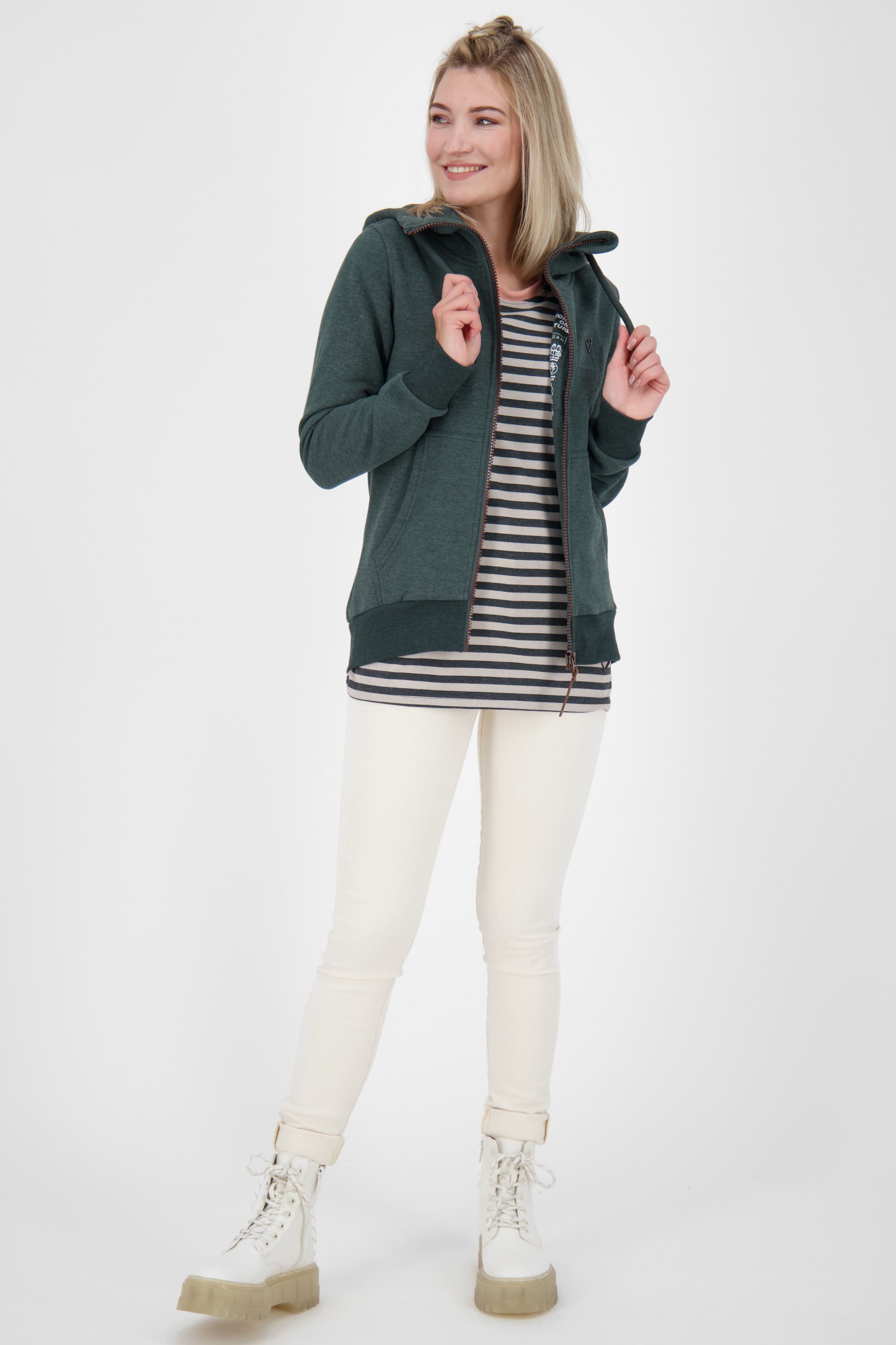 Alife & Kickin Kapuzensweatjacke »Damen YasminAK A«