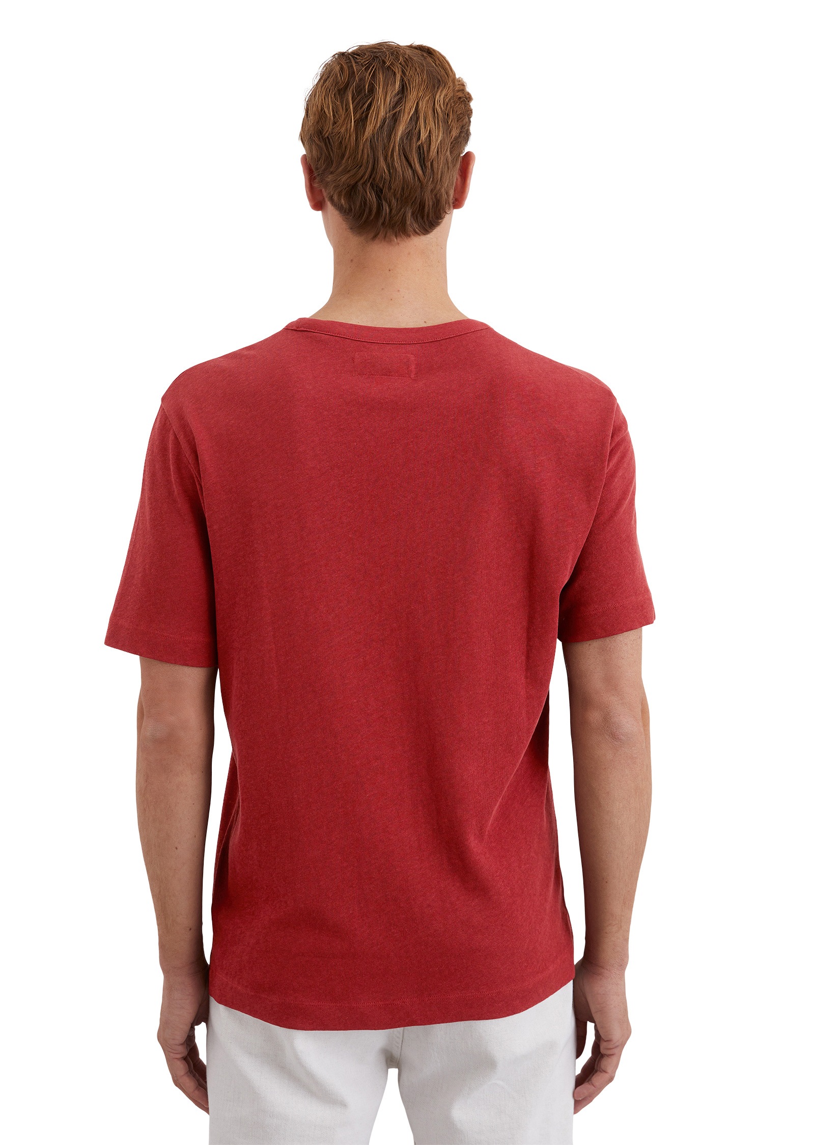 Marc O'Polo T-Shirt »aus Bio-Baumwolle und Leinen«