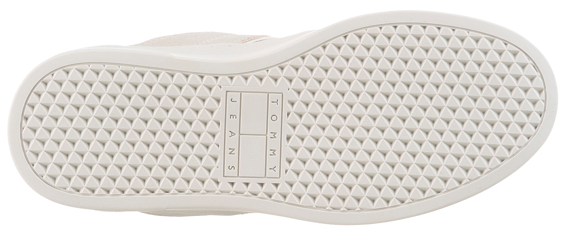 Tommy Jeans Plateausneaker »THE GREENWICH FLATFORM ELEVATED«, Schnürschuh, Freitzeitschuh, Halbschuh mit Logo-Aufnäher