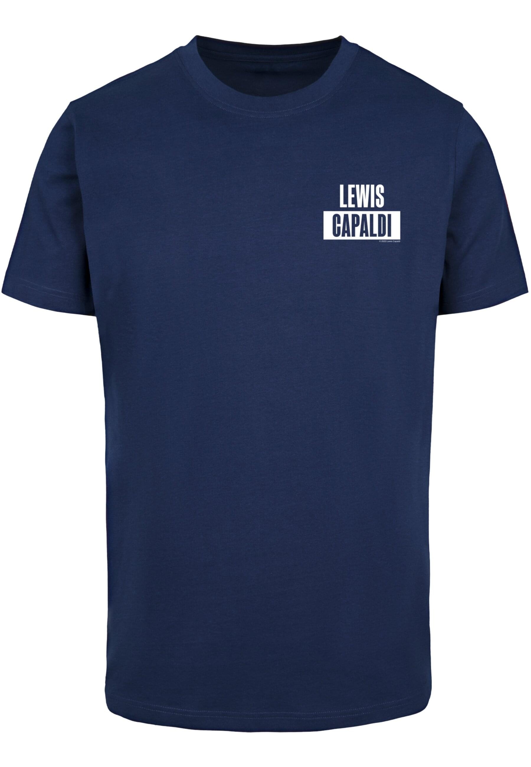 Merchcode T-Shirt »Merchcode Herren Lewis Capaldi - PP Logo T-Shirt«, (1 tlg.)