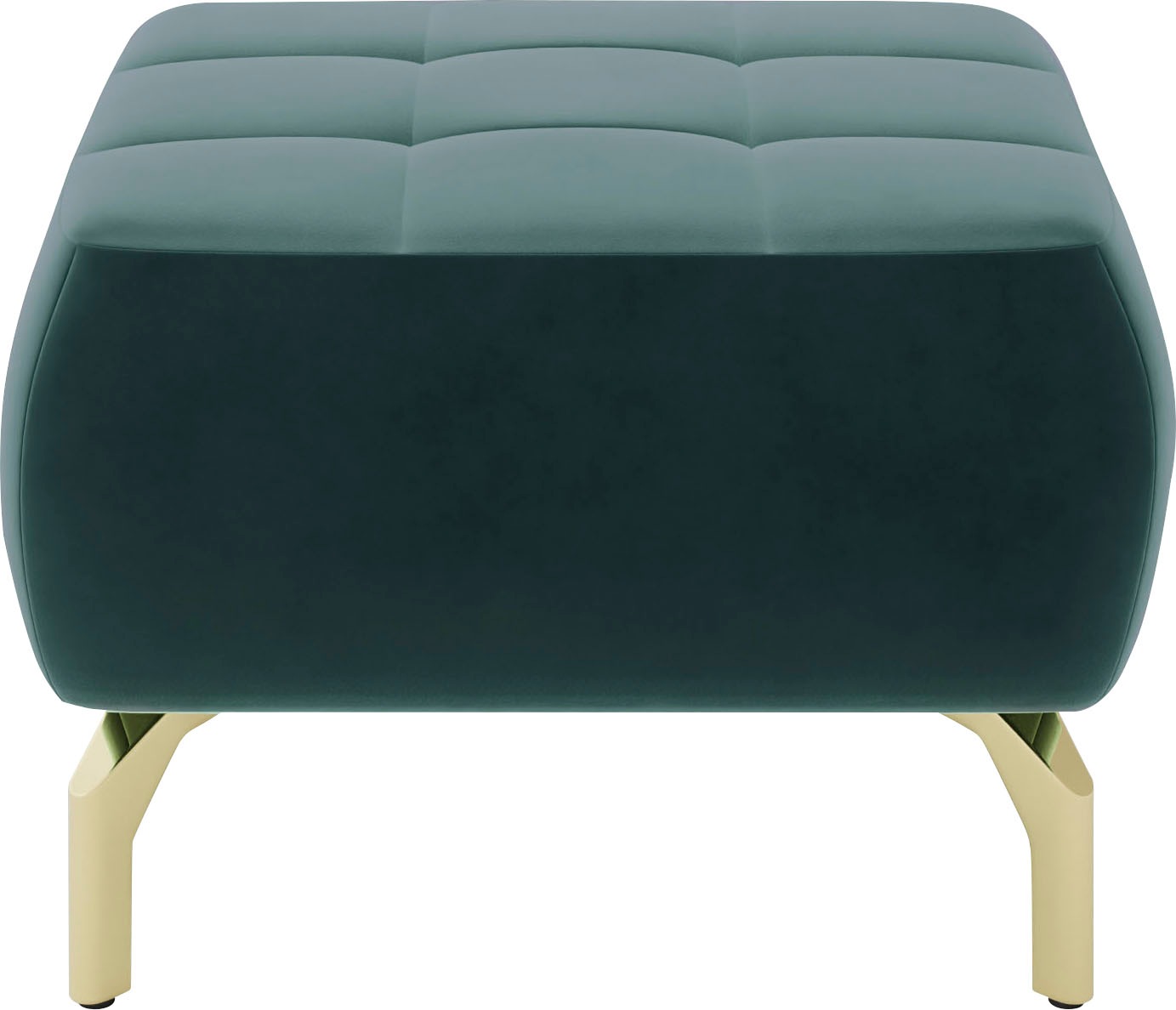 sit&more Polsterhocker »Orient 1« goldfarbene Metallfüße