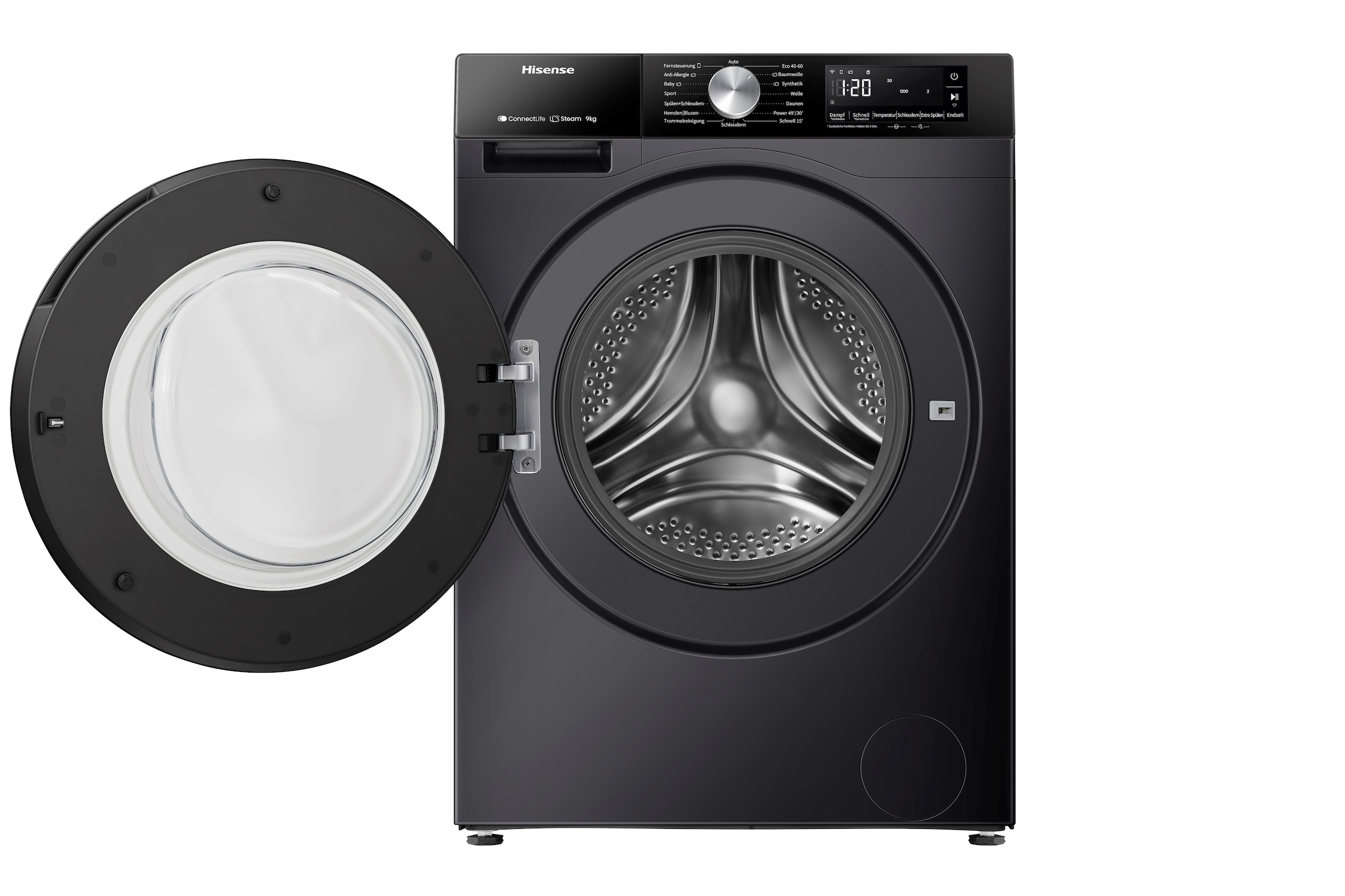 Hisense Waschmaschine »WF3S9043BB3«, 9 kg, 1400 U/min, Wifi-ConnectLife