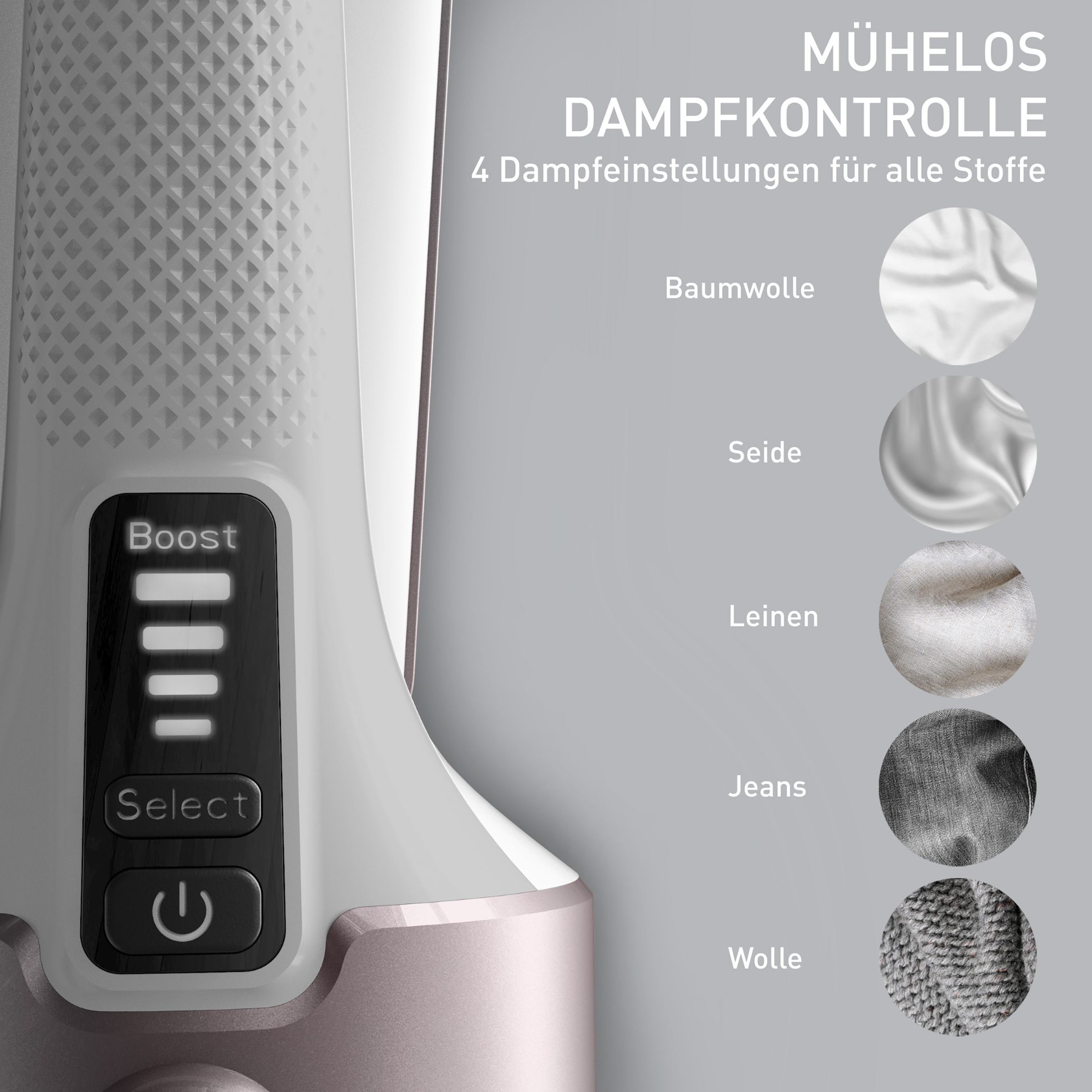 Tefal Dampfbürste »DT8720 Pure Force 2-in-1«, 1800 W, vertikal Dampfen, horizontal Bügeln, 12 Minuten Autonomie
