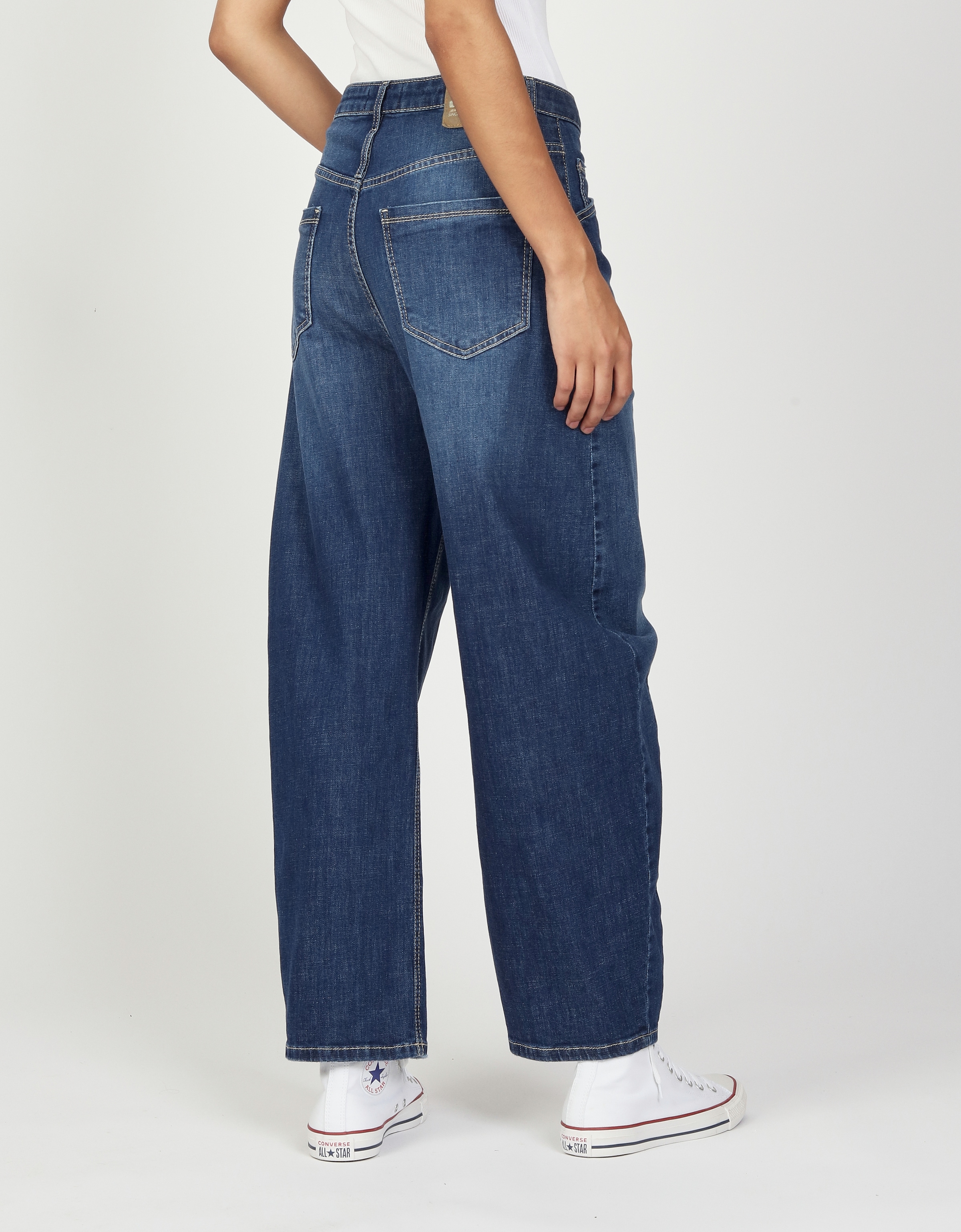 GANG Relax-fit-Jeans »94ODINA«, mit tiefsitzenden aufgesetzten Taschen vorn