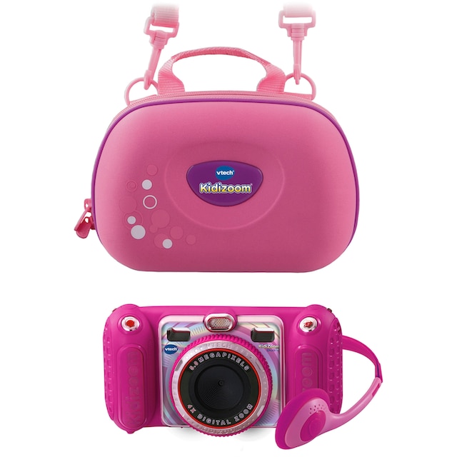 Vtech® Kinderkamera »KidiZoom Duo Pro, pink«, inklusive Tragetasche | BAUR