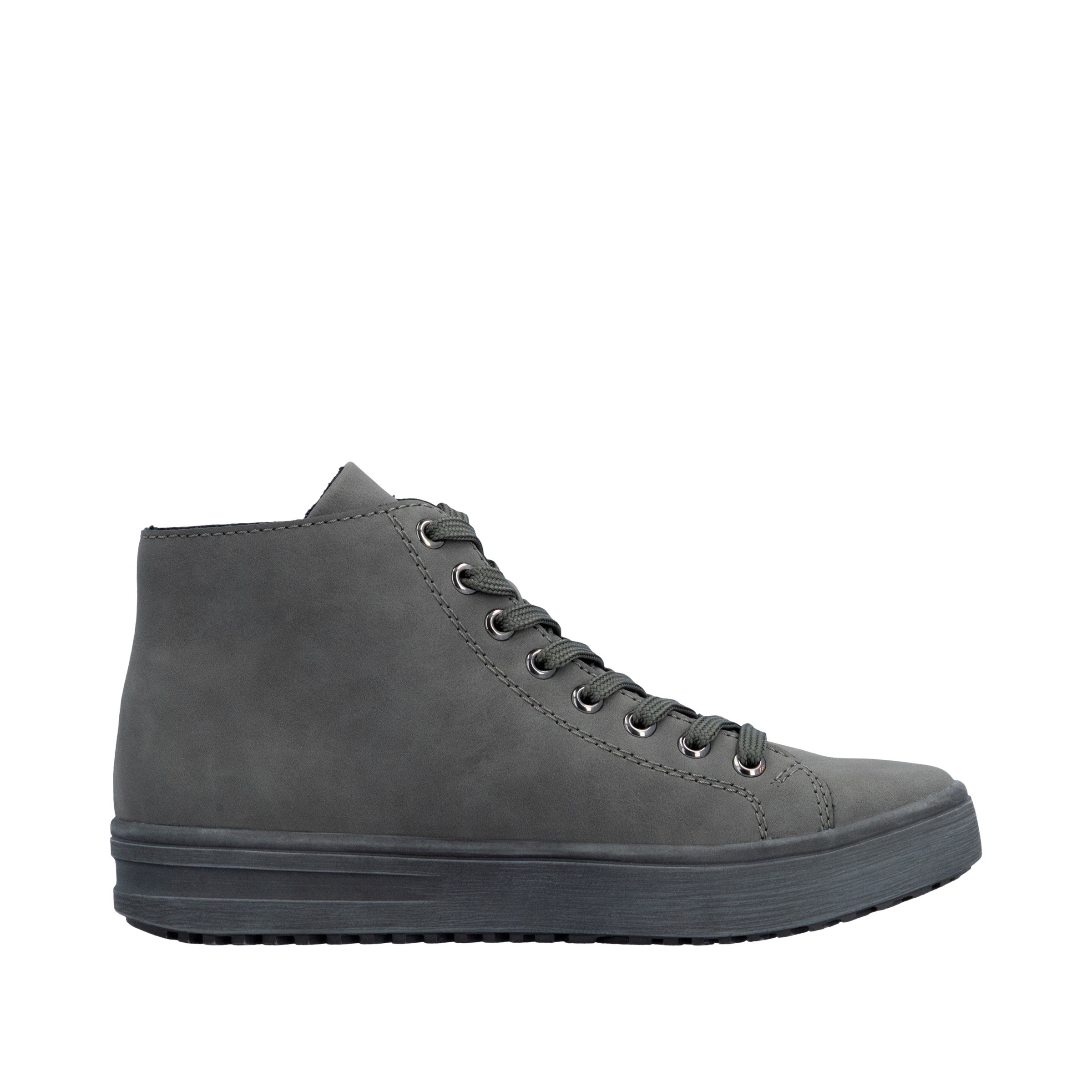 Rieker Schnürboots  High Top-Sneaker, Herbstschuh mit dezenten Ziernähten