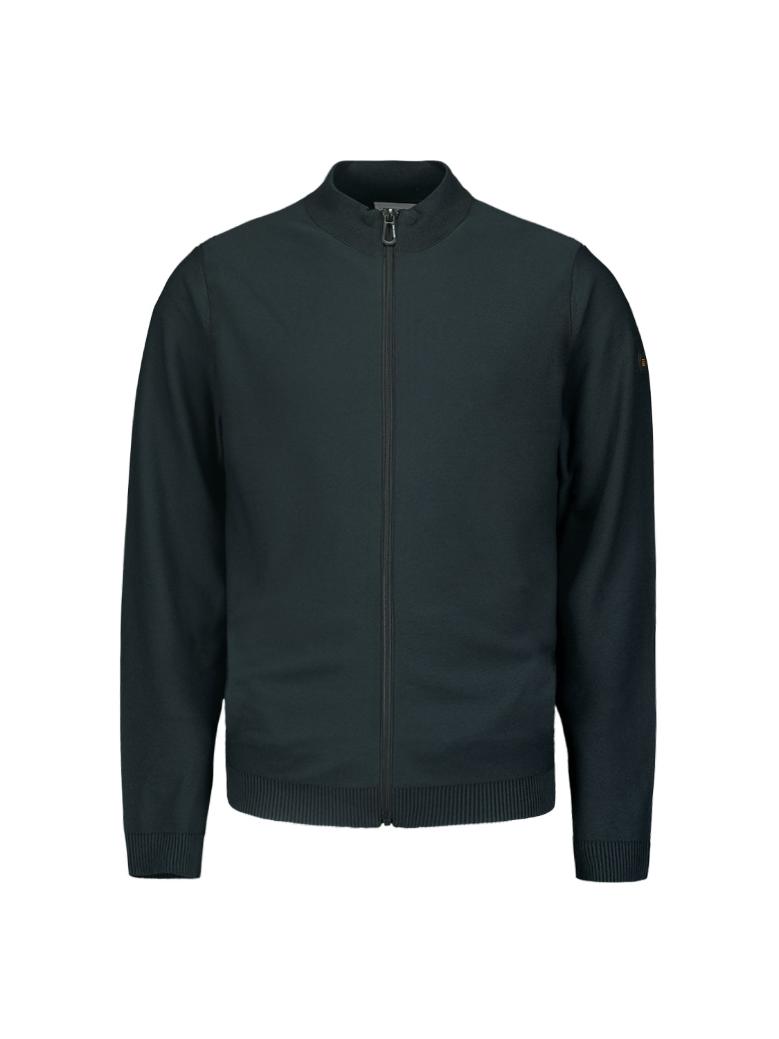 NO EXCESS Rundhalspullover »No Excess Zweifarbige Strickjacke von Timeless Basics«