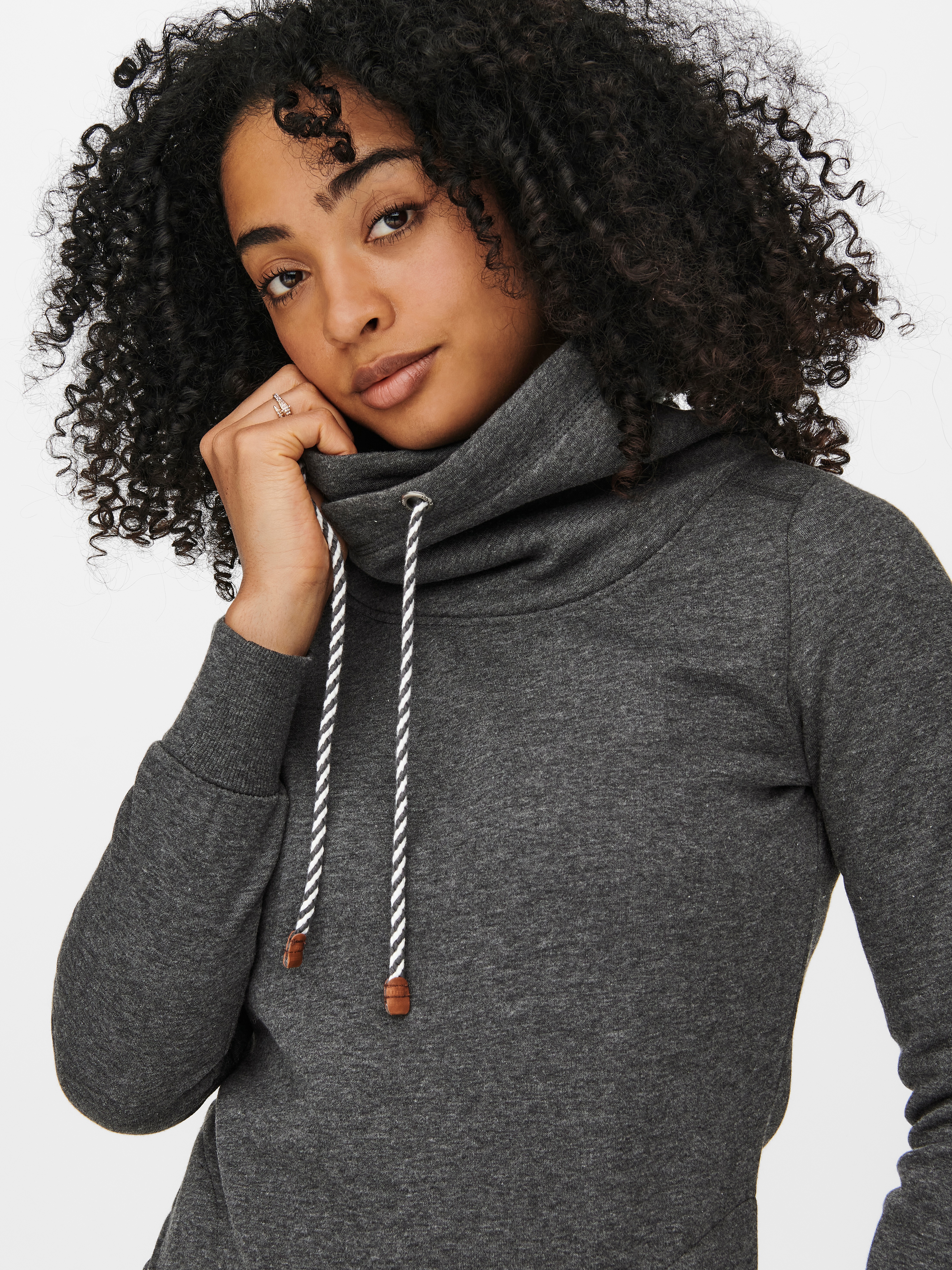 Thumbnail - ONLY Sweatshirt "ONLBETTE L/S LONG HIGH NECK SWT"