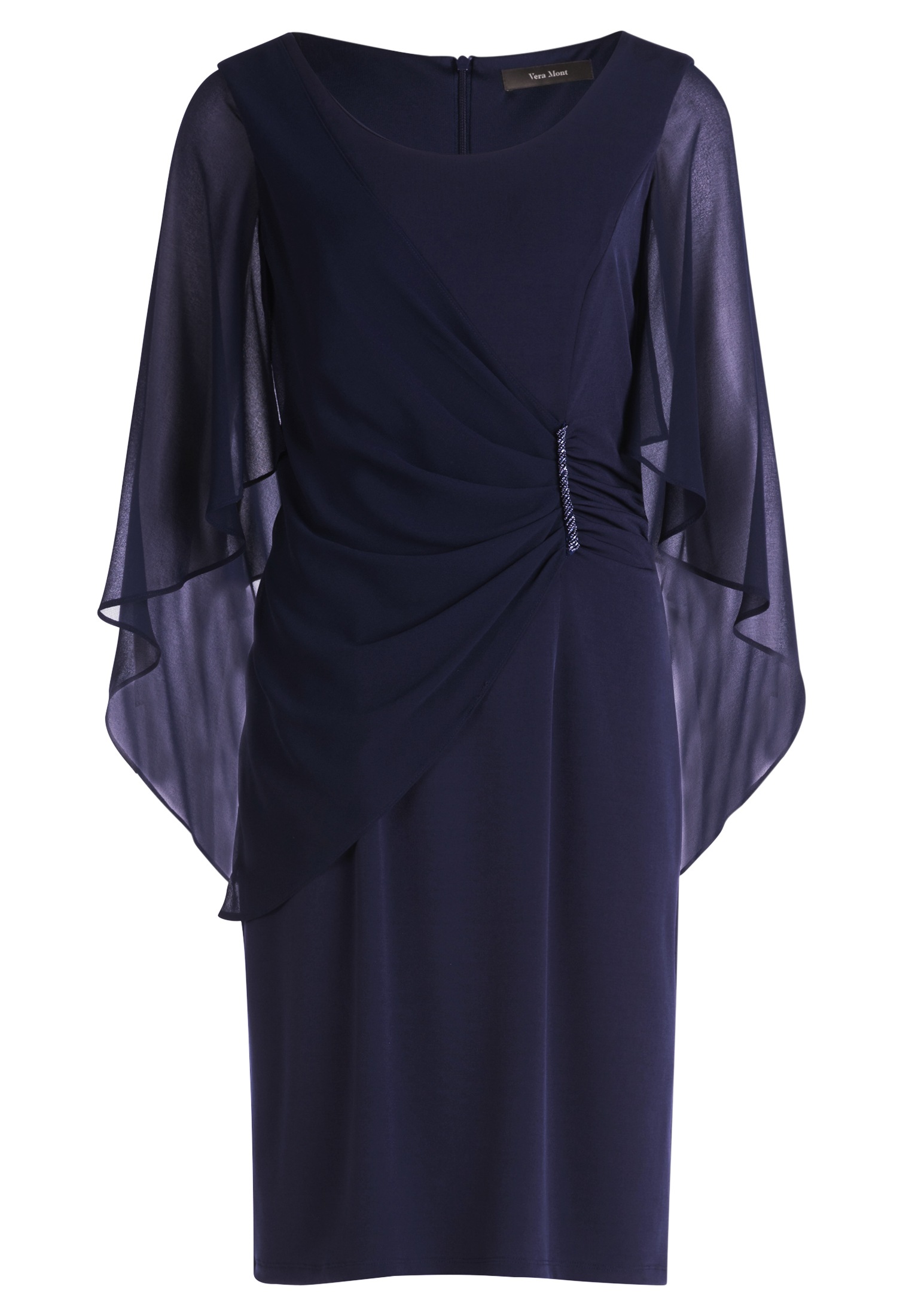 Vera Mont Cocktailkleid »Vera Mont Cocktailkleid mit Raffung«, Materialmix