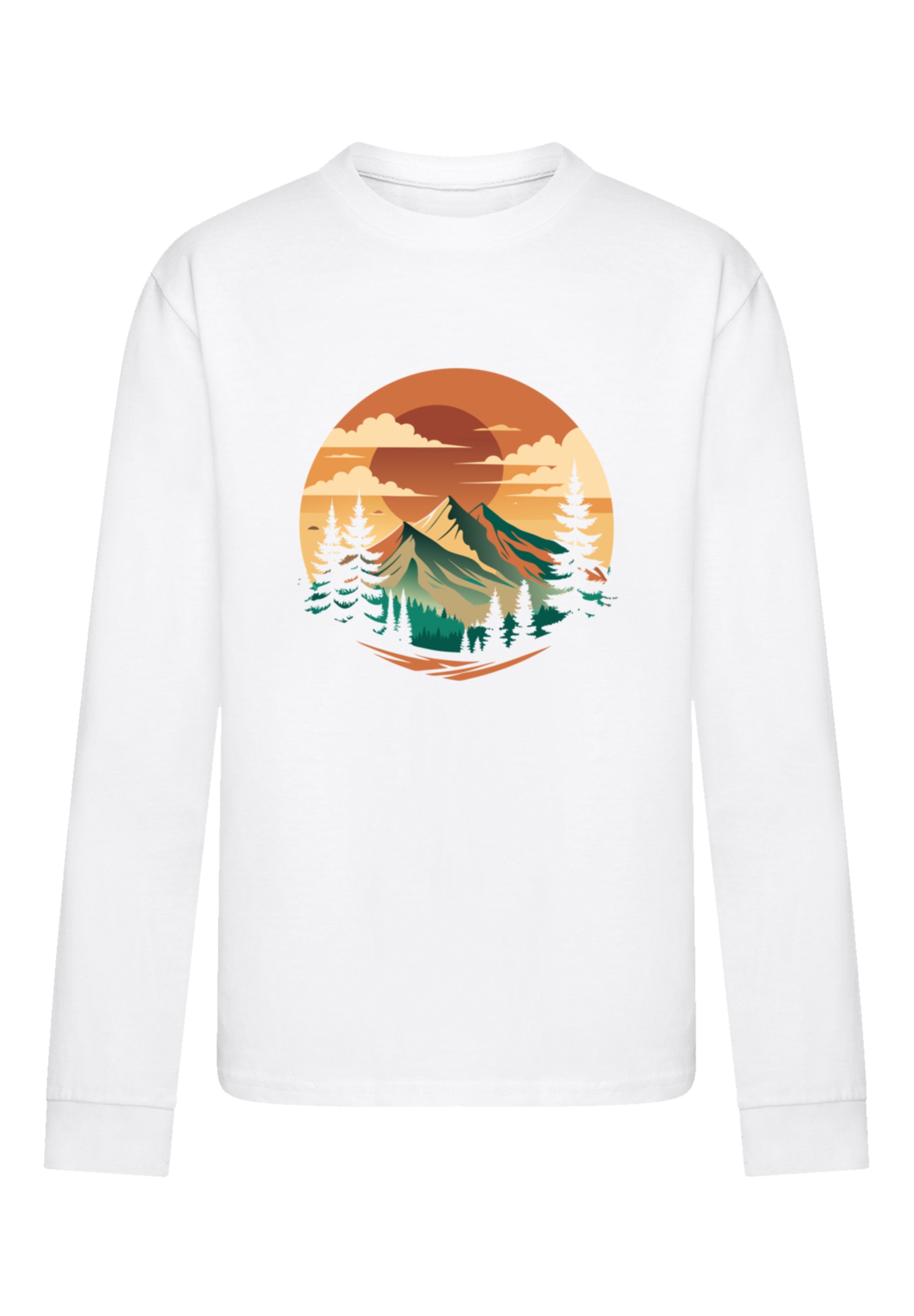 F4NT4STIC T-Shirt »Sonnenuntergang Berglandschaft«, Premium Qualität